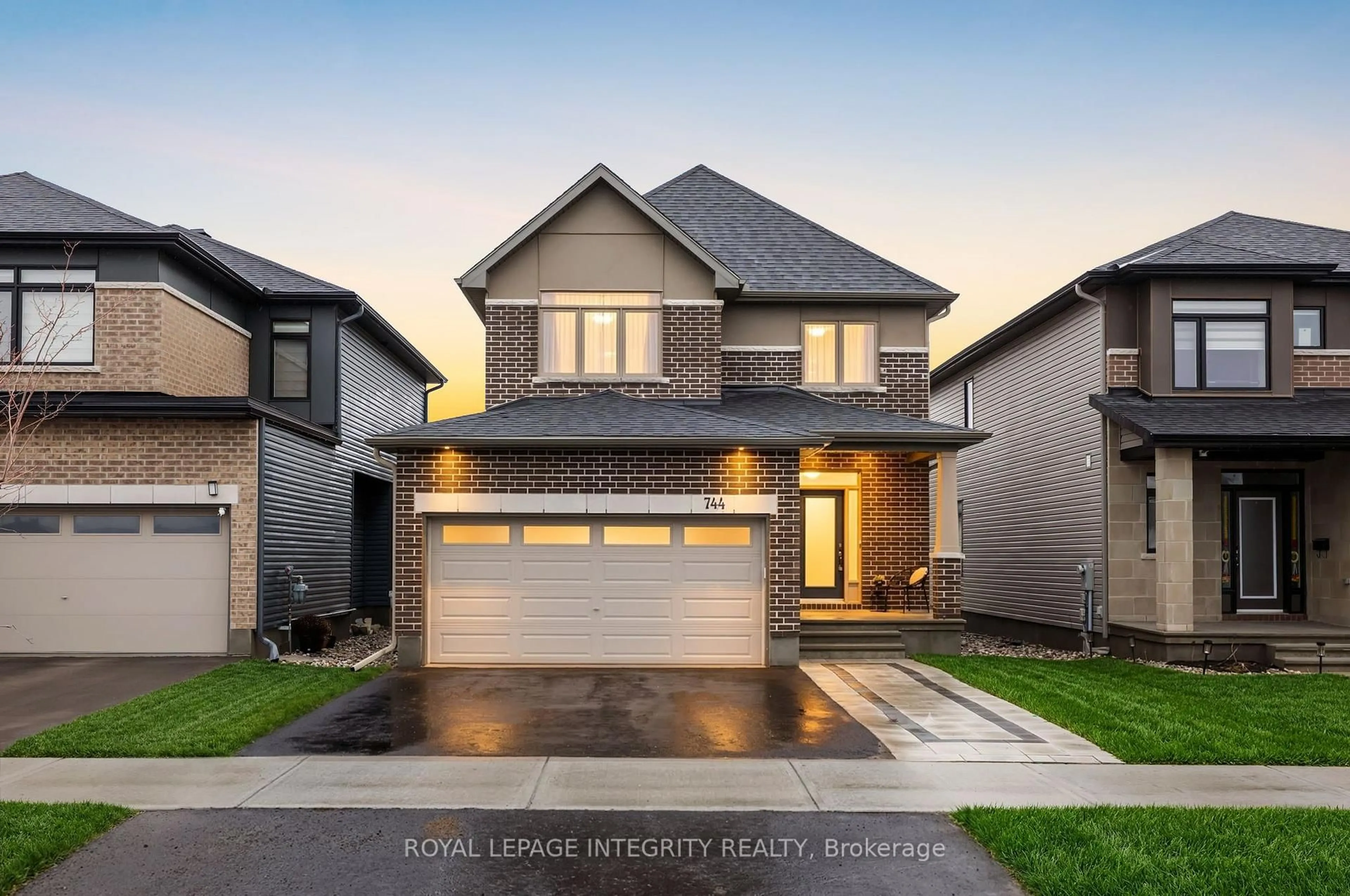 Home with brick exterior material, street for 744 Cope Dr, Ottawa Ontario K2S 2P8