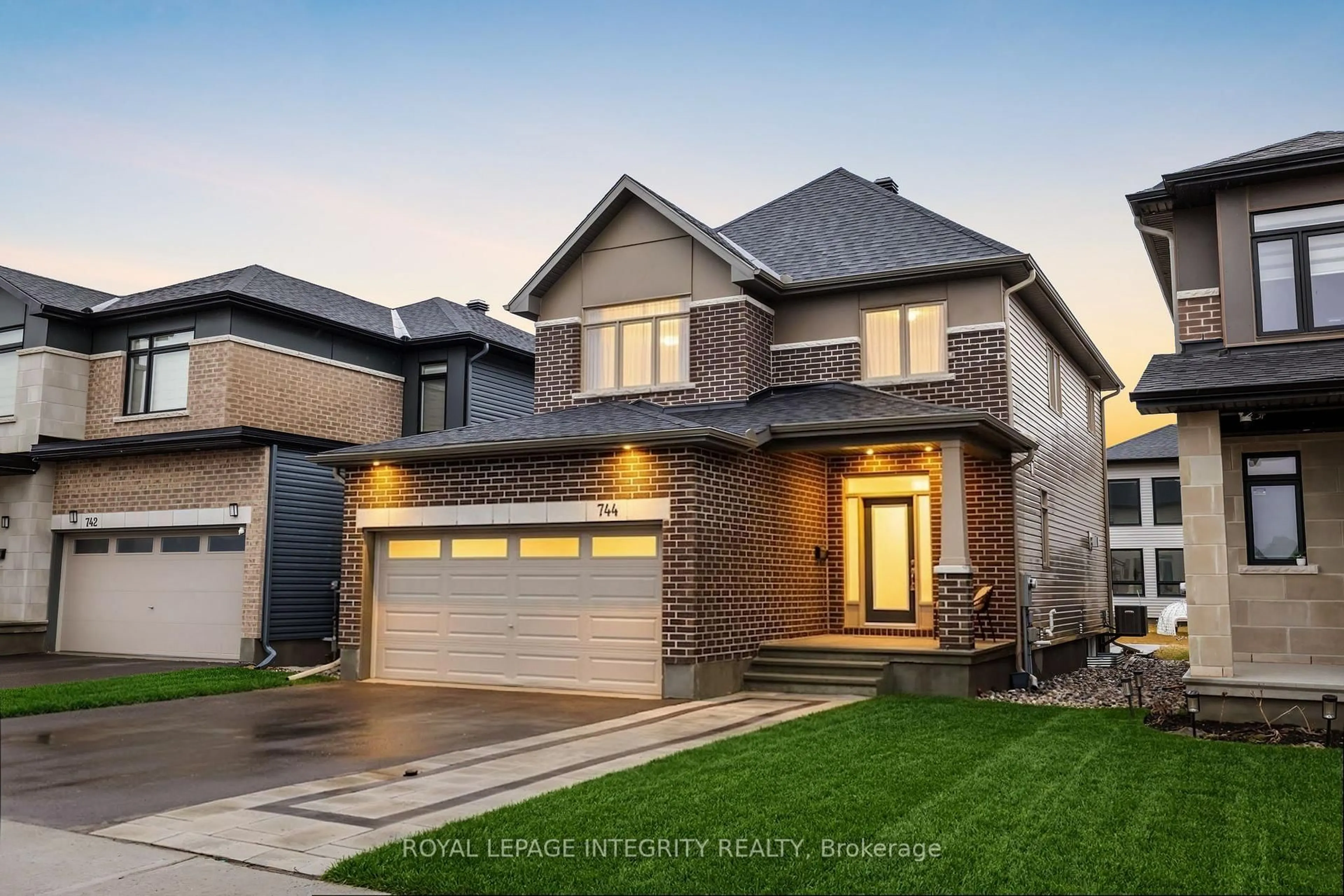 Home with brick exterior material, street for 744 Cope Dr, Ottawa Ontario K2S 2P8