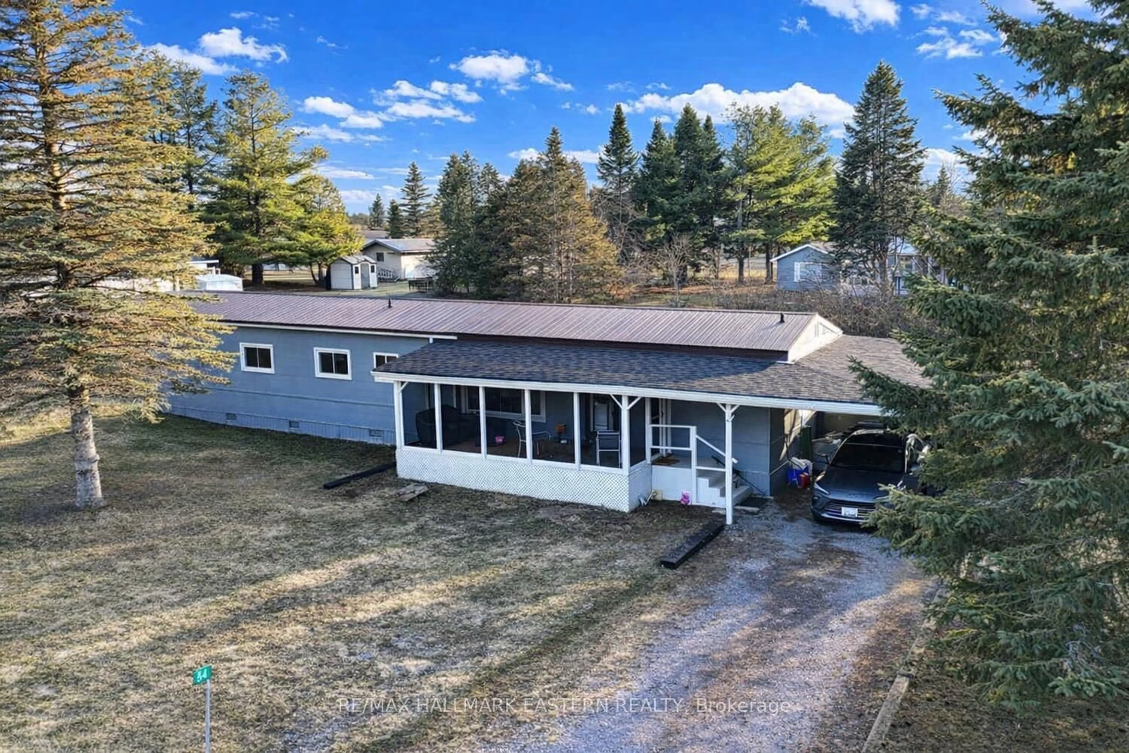 A pic from outside/outdoor area/front of a property/back of a property/a pic from drone, water/lake/river/ocean view for 84 Sama Park Rd, Havelock-Belmont-Methuen Ontario K0L 1Z0