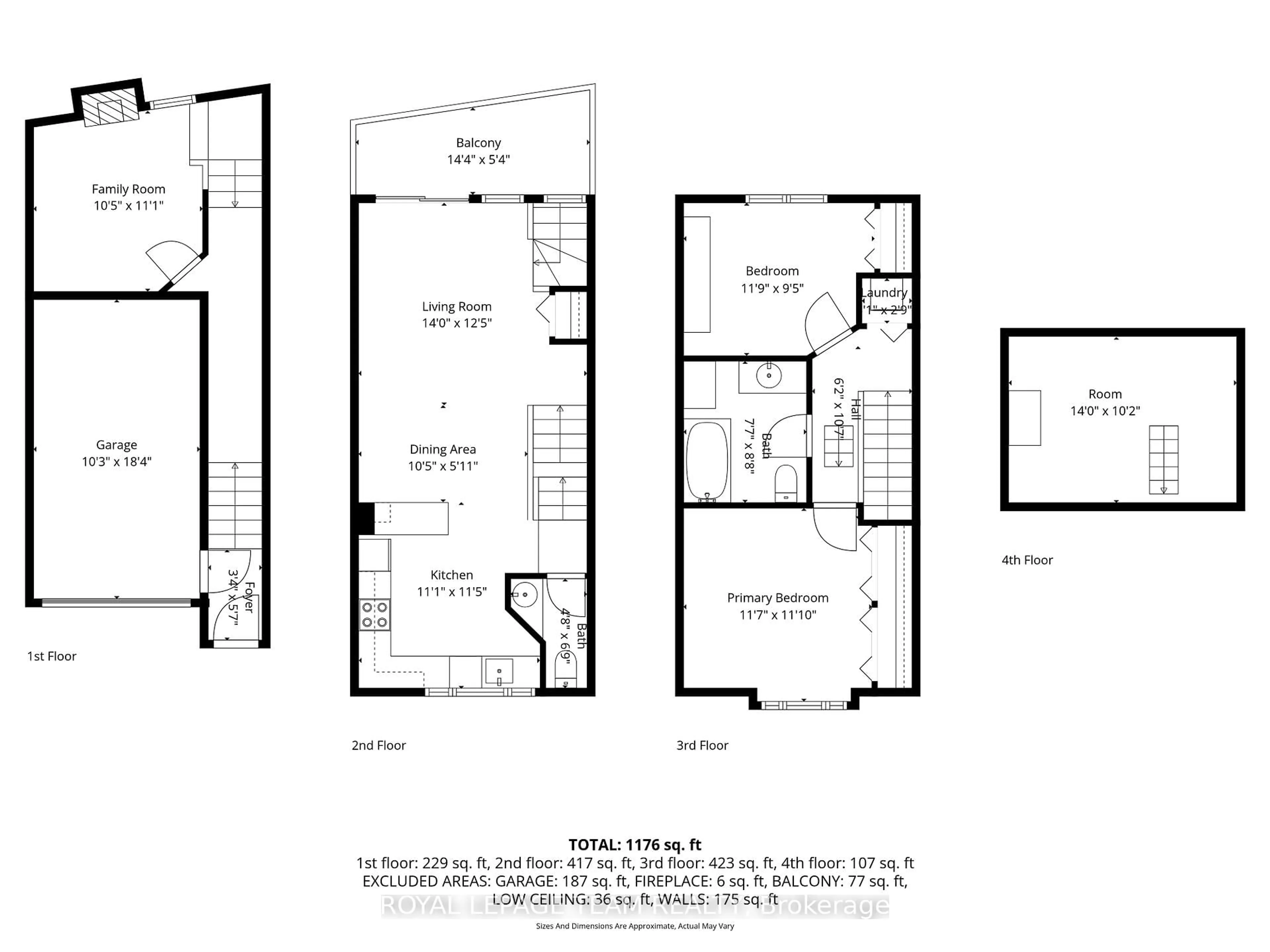 Floor plan for 10 CORNERSTONE Private, Ottawa Ontario K2P 2N3