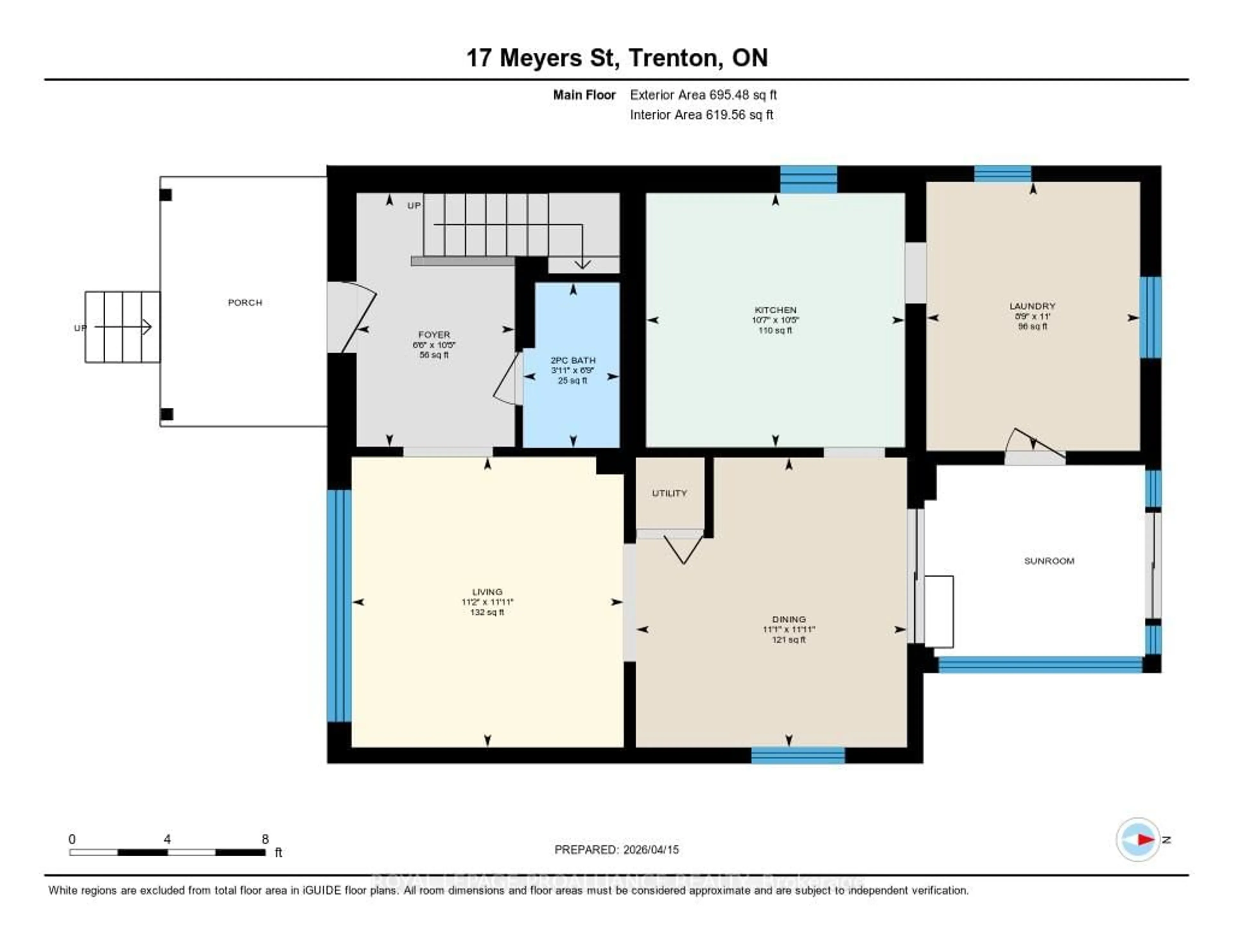 Floor plan for 17 Meyers St, Quinte West Ontario K8V 1W5