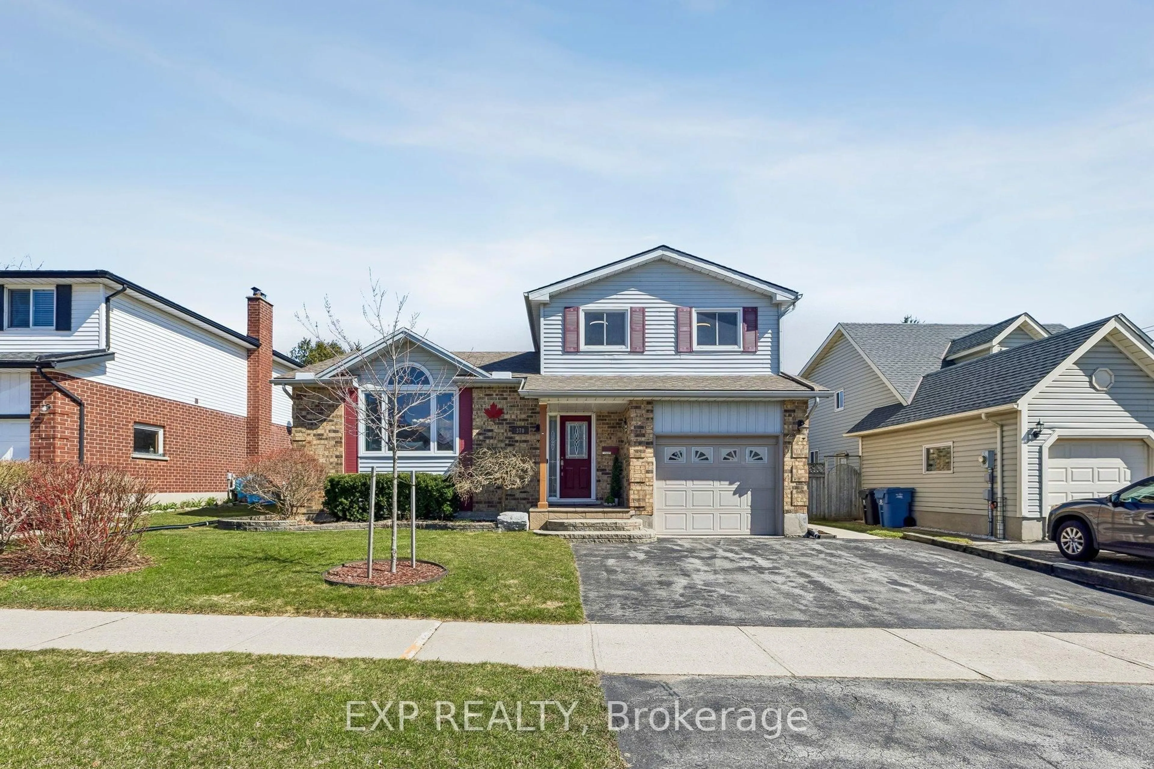 Home with brick exterior material, street for 370 Stephanie Dr, Guelph Ontario N1K 1R2
