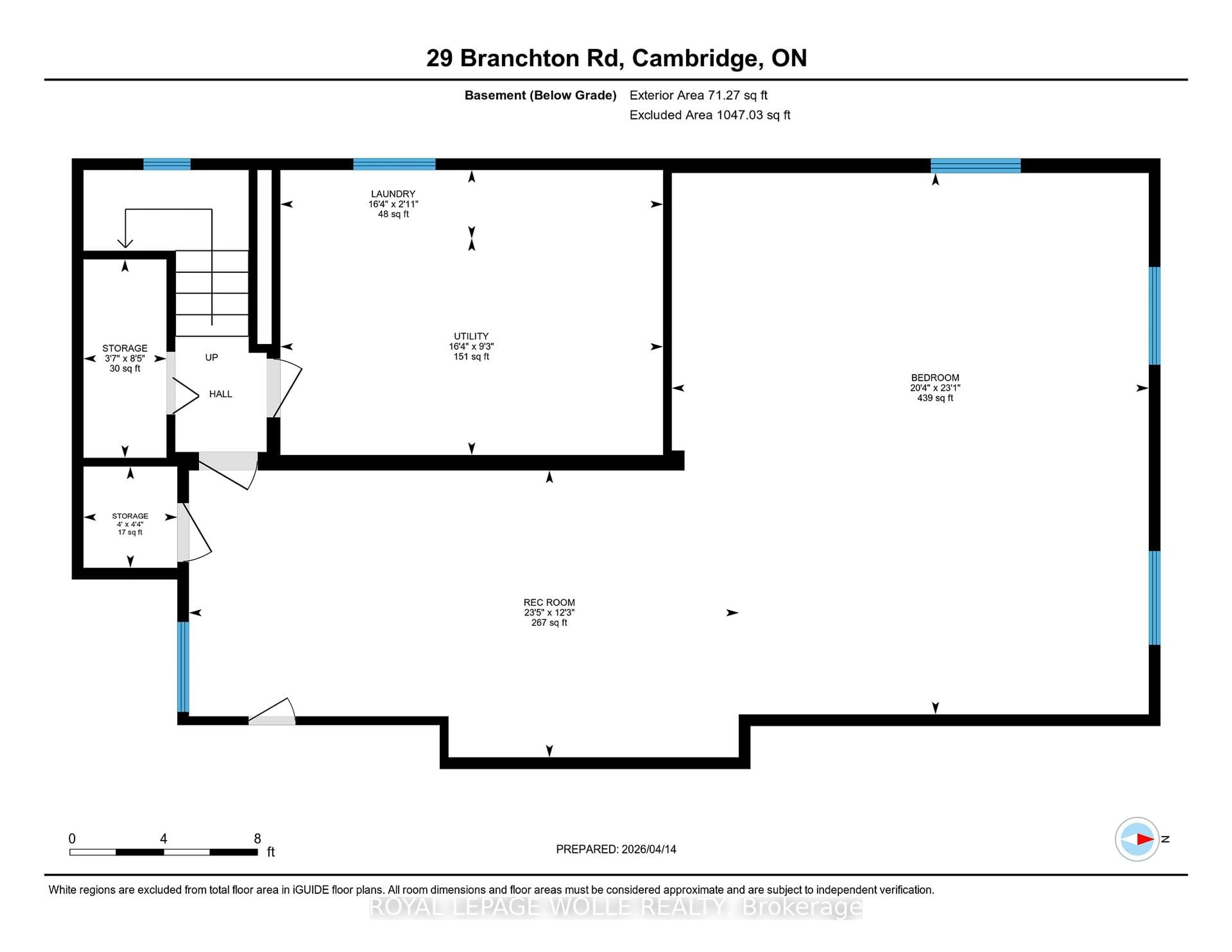 Floor plan for 29 Branchton Rd, Cambridge Ontario N1R 5S2