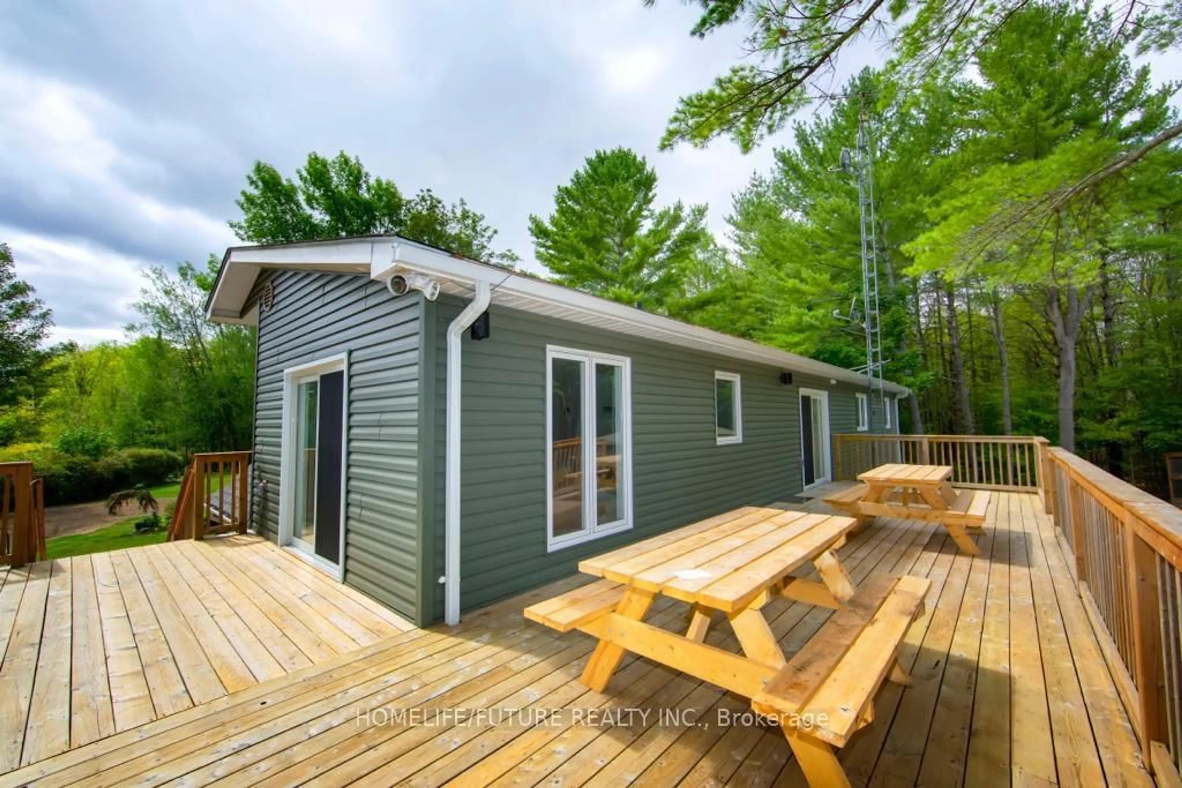 Patio, forest/trees view for 1559 North Belmont Concession, Havelock-Belmont-Methuen Ontario K0L 1Z0