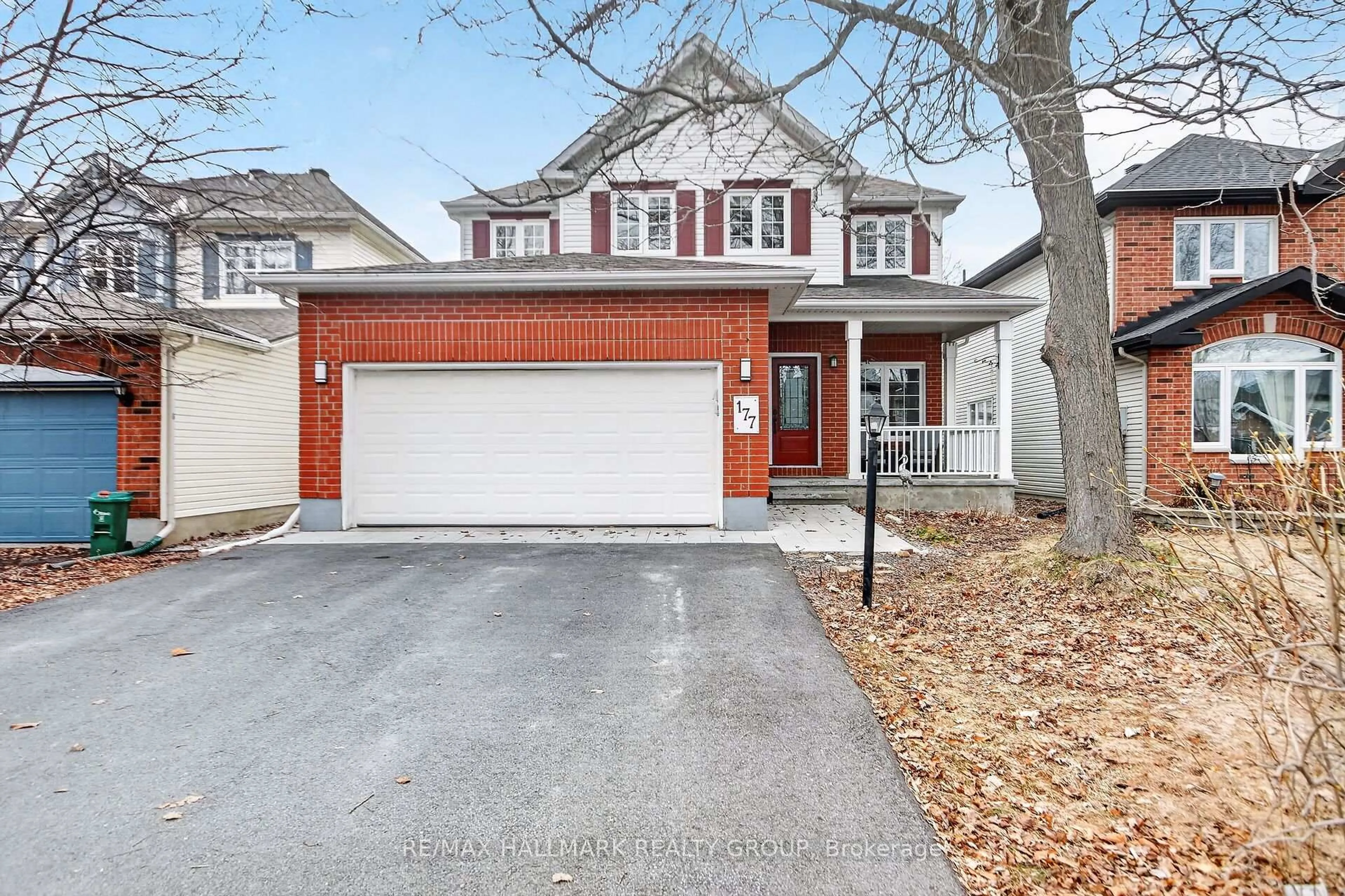 Home with brick exterior material, street for 177 Redpath Dr, Ottawa Ontario K2G 6K5