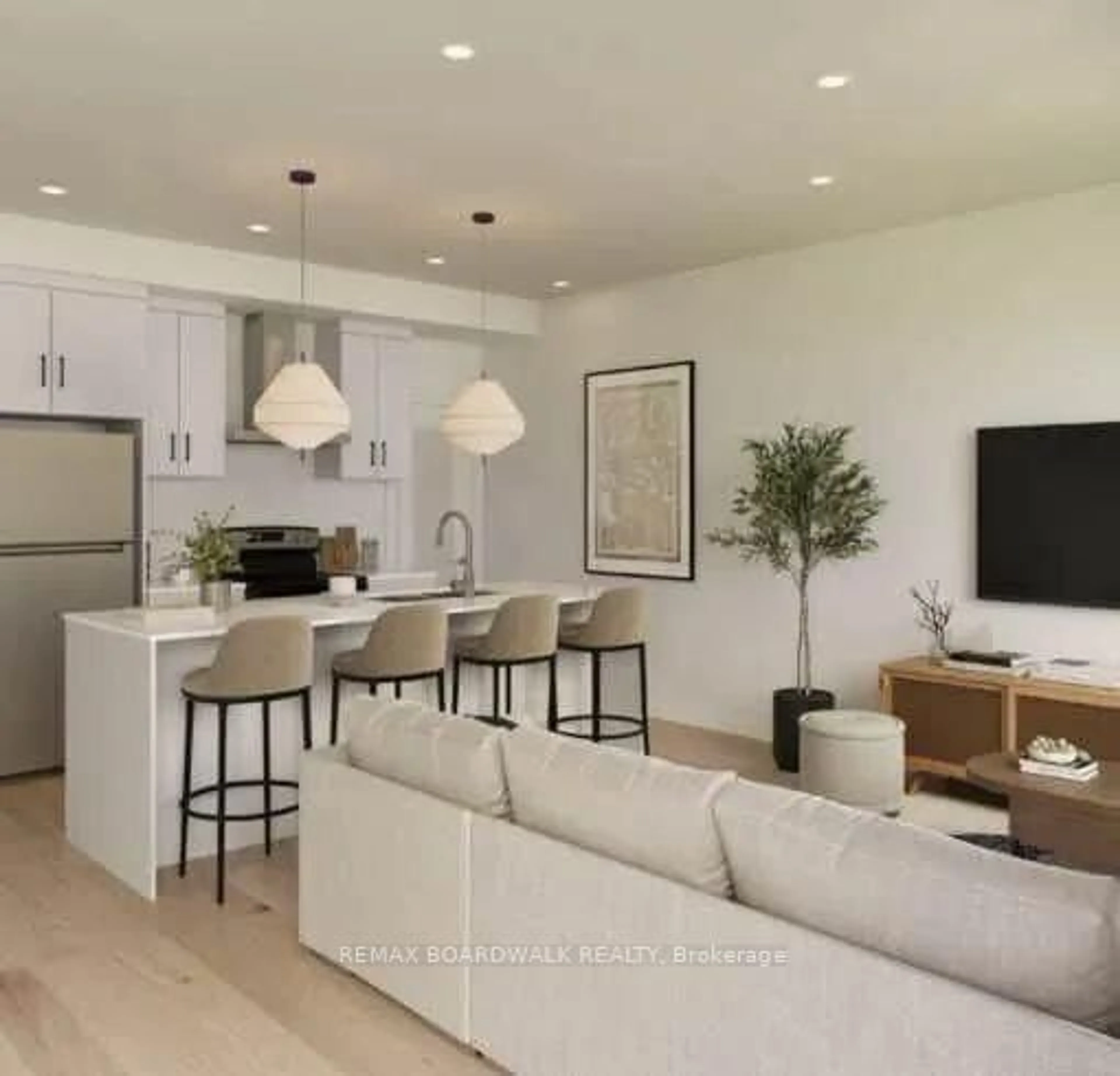 Open concept kitchen, unknown for 583 Escala Private, Orleans Ontario K1W 0T1