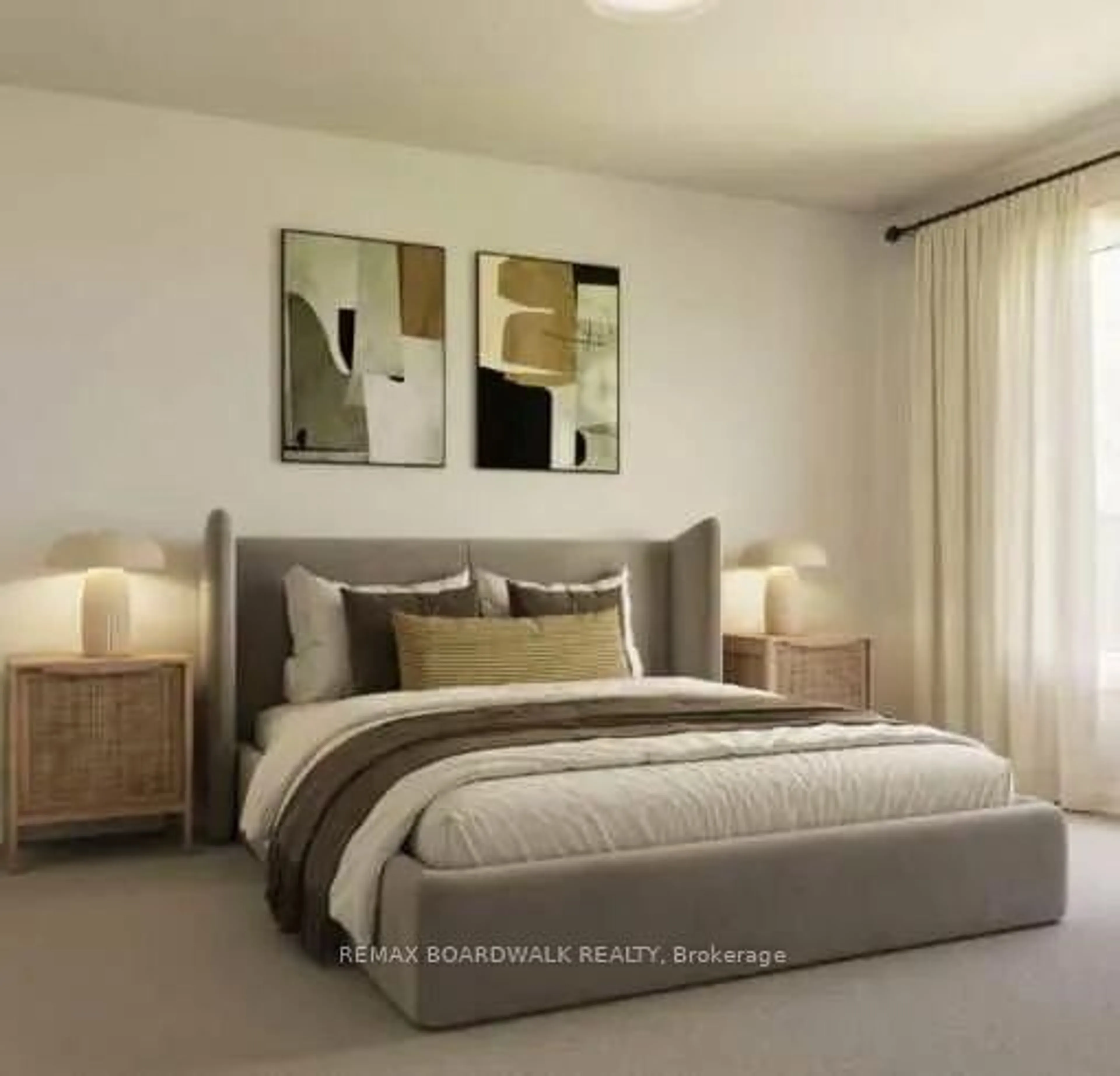 Bedroom with bed, unknown for 583 Escala Private, Orleans Ontario K1W 0T1