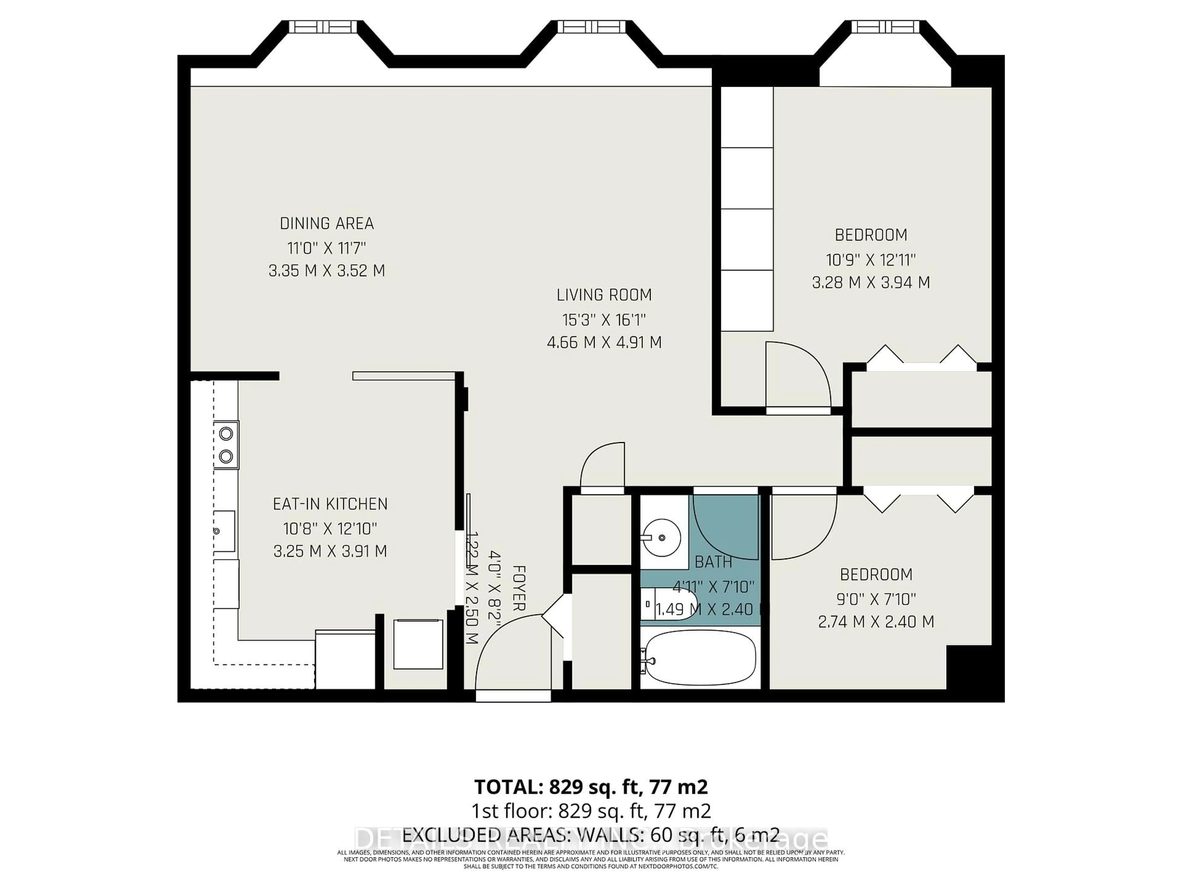 Floor plan for 1 Rosamond St #311, Almonte Ontario K0A 1A0