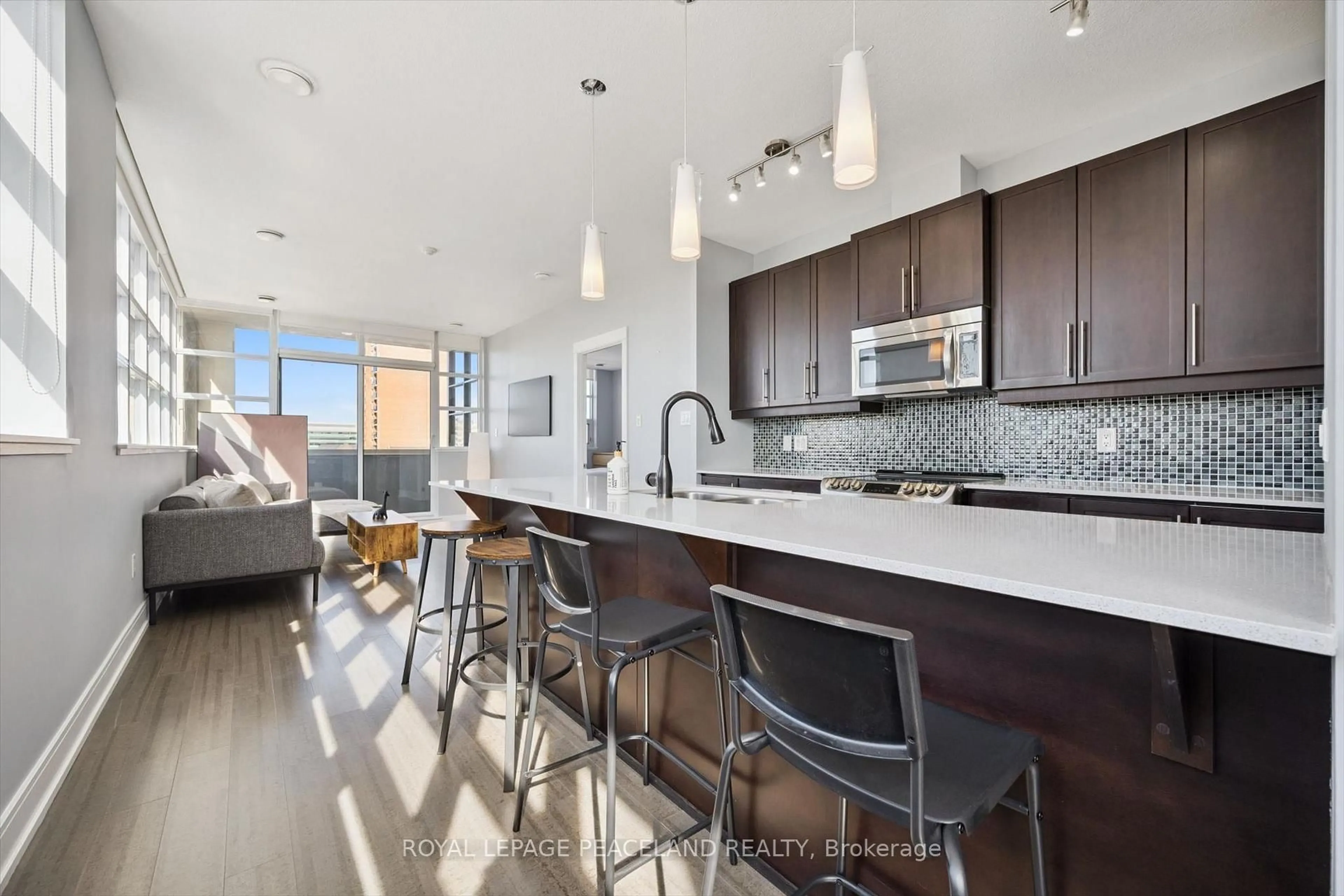 Open concept kitchen, unknown for 112 Benton St #610, Kitchener Ontario N2H 3H6