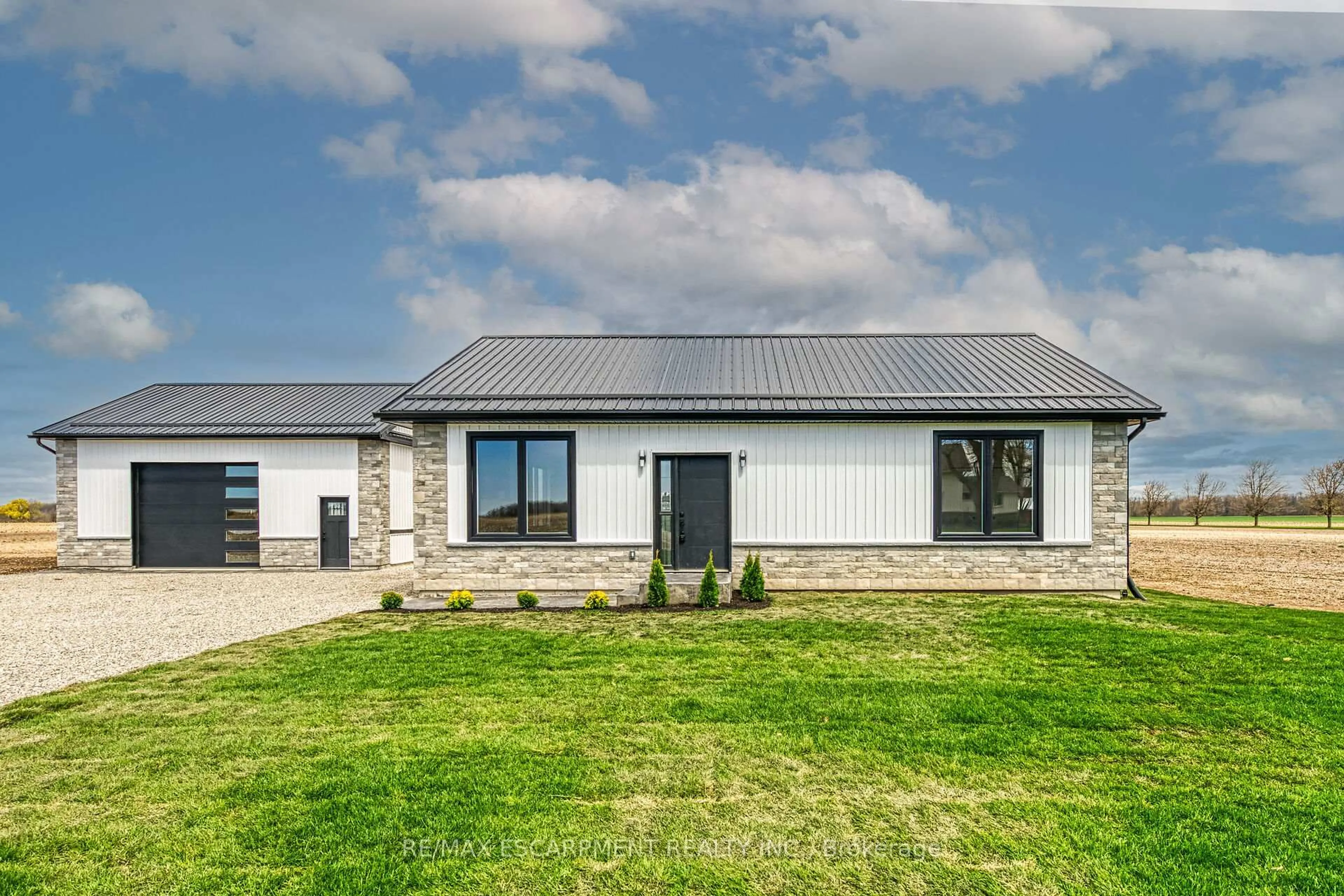 A pic from outside/outdoor area/front of a property/back of a property/a pic from drone, building for 4093 Rainham Rd, Haldimand Ontario N0A 1P0