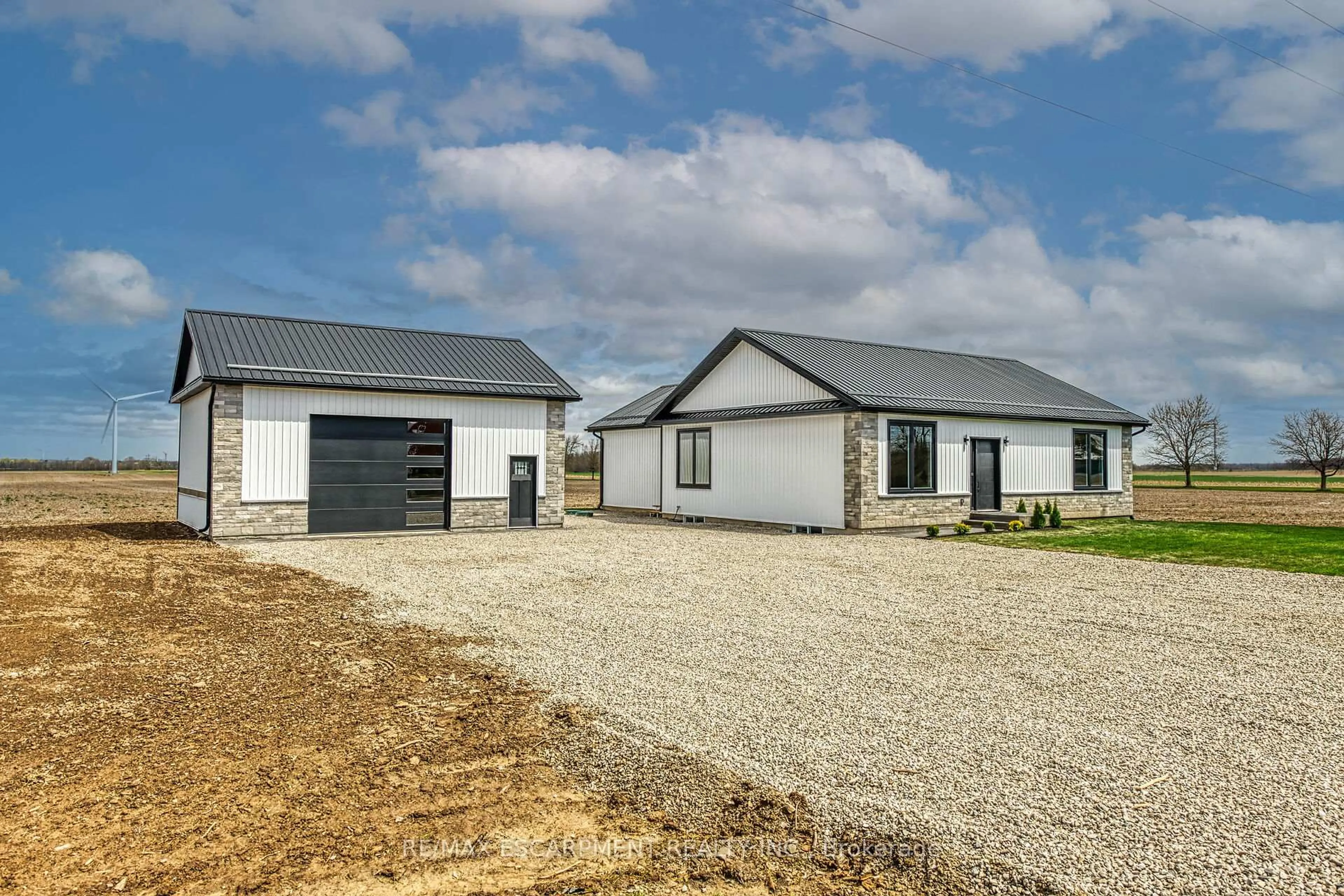 A pic from outside/outdoor area/front of a property/back of a property/a pic from drone, building for 4093 Rainham Rd, Haldimand Ontario N0A 1P0