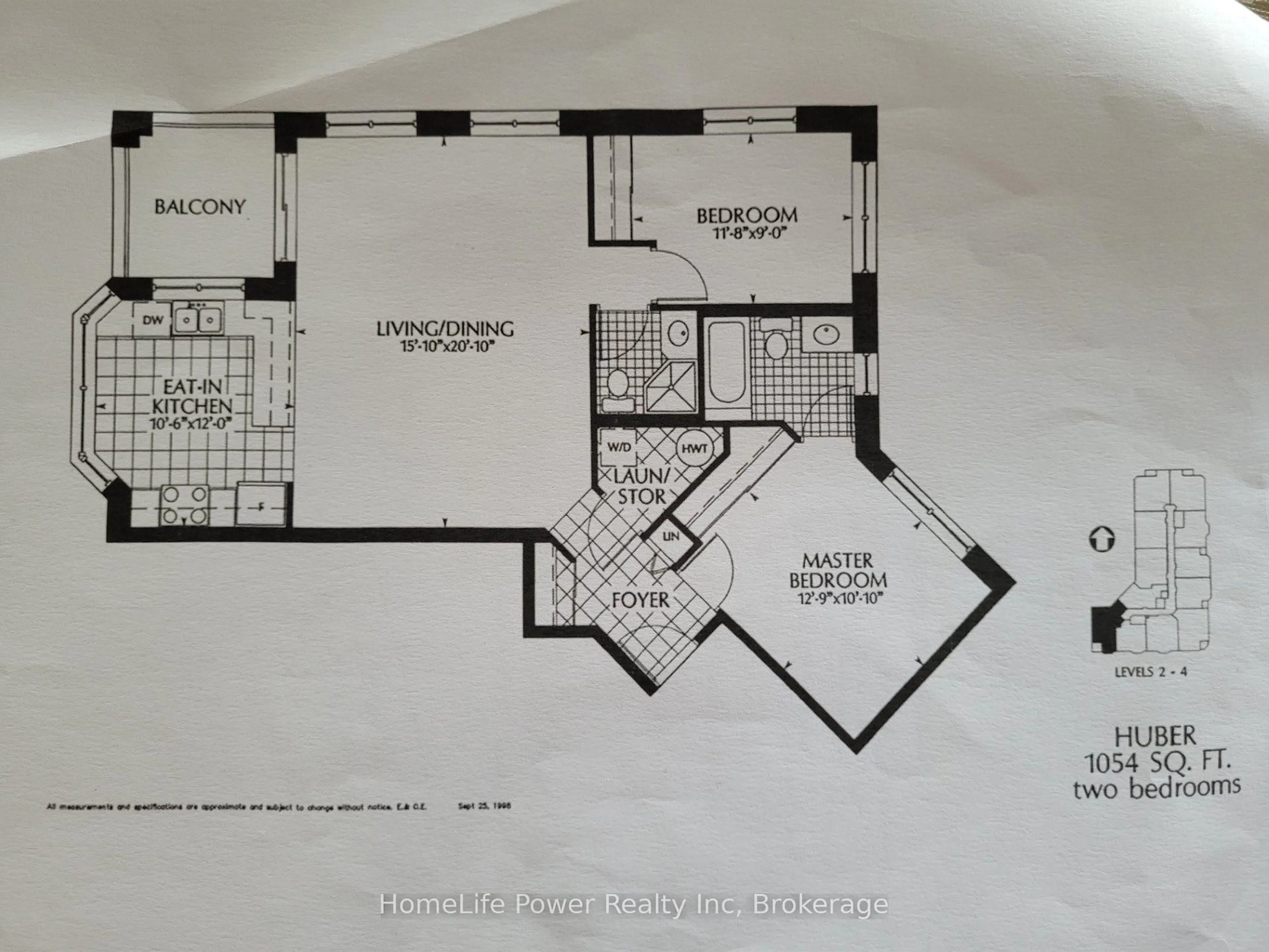 Floor plan for 20 ST GEORGE St #409, Kitchener Ontario N2G 2S7
