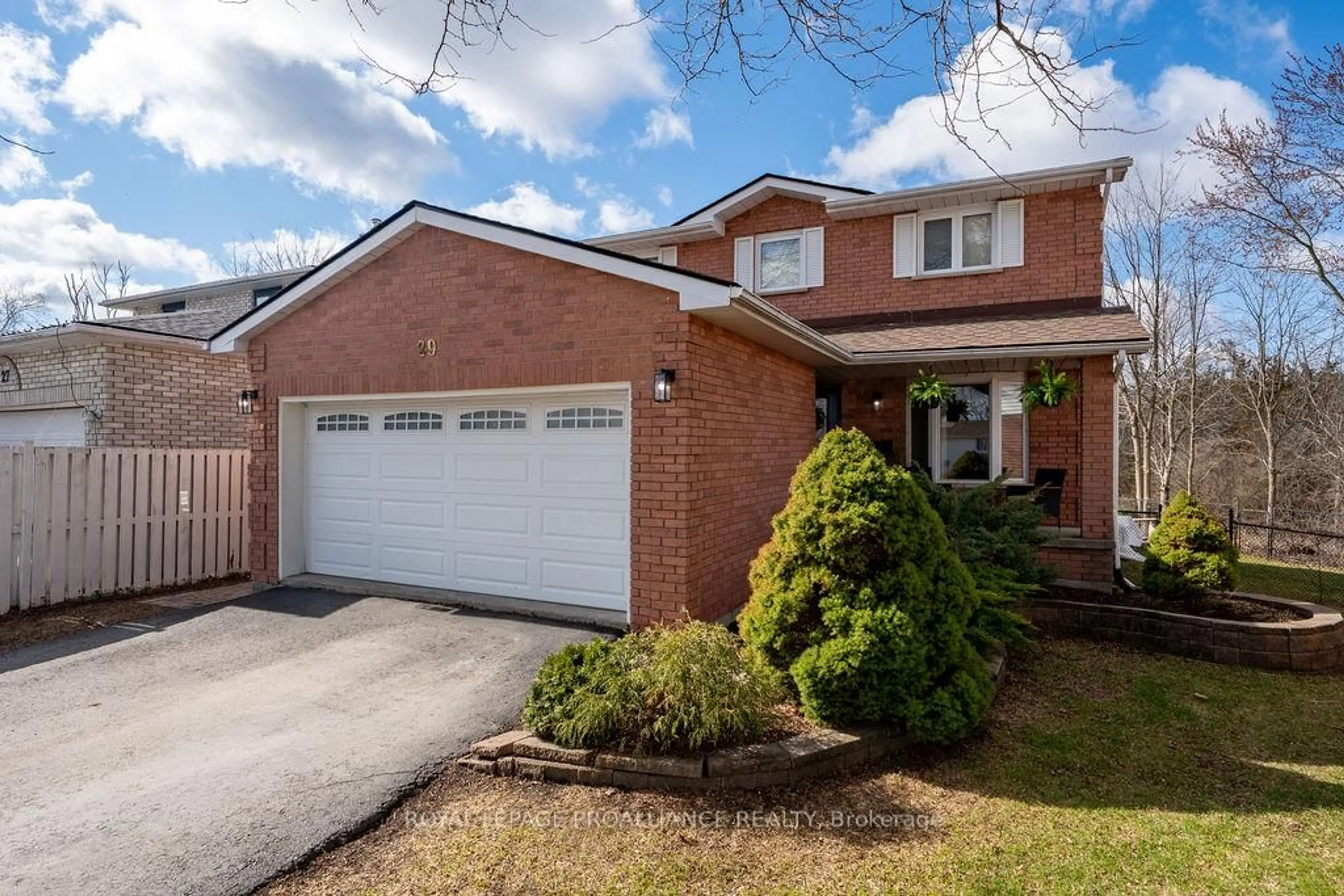 Home with brick exterior material, street for 29 Sherwood Cres, Belleville Ontario K8P 5G2