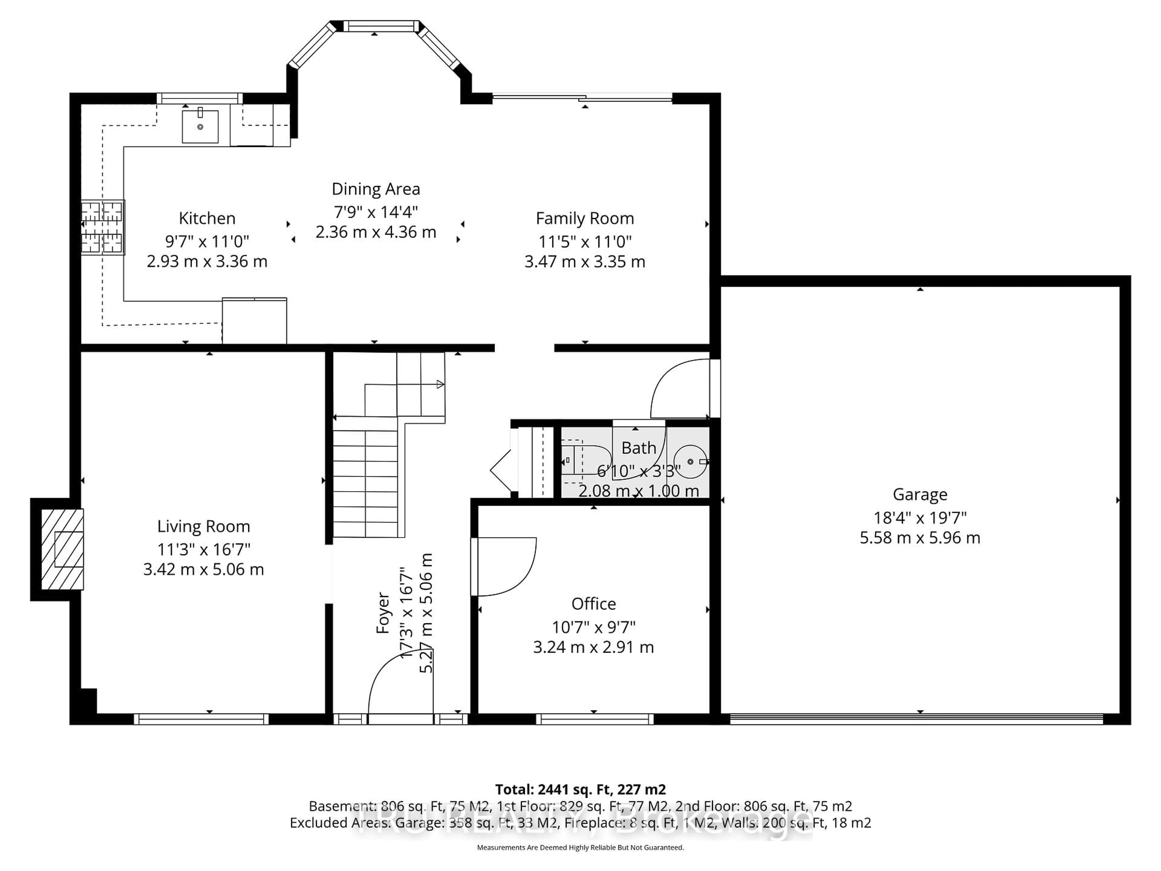 Floor plan for 256 Hoylake Cres, Orleans Ontario K1E 2M8