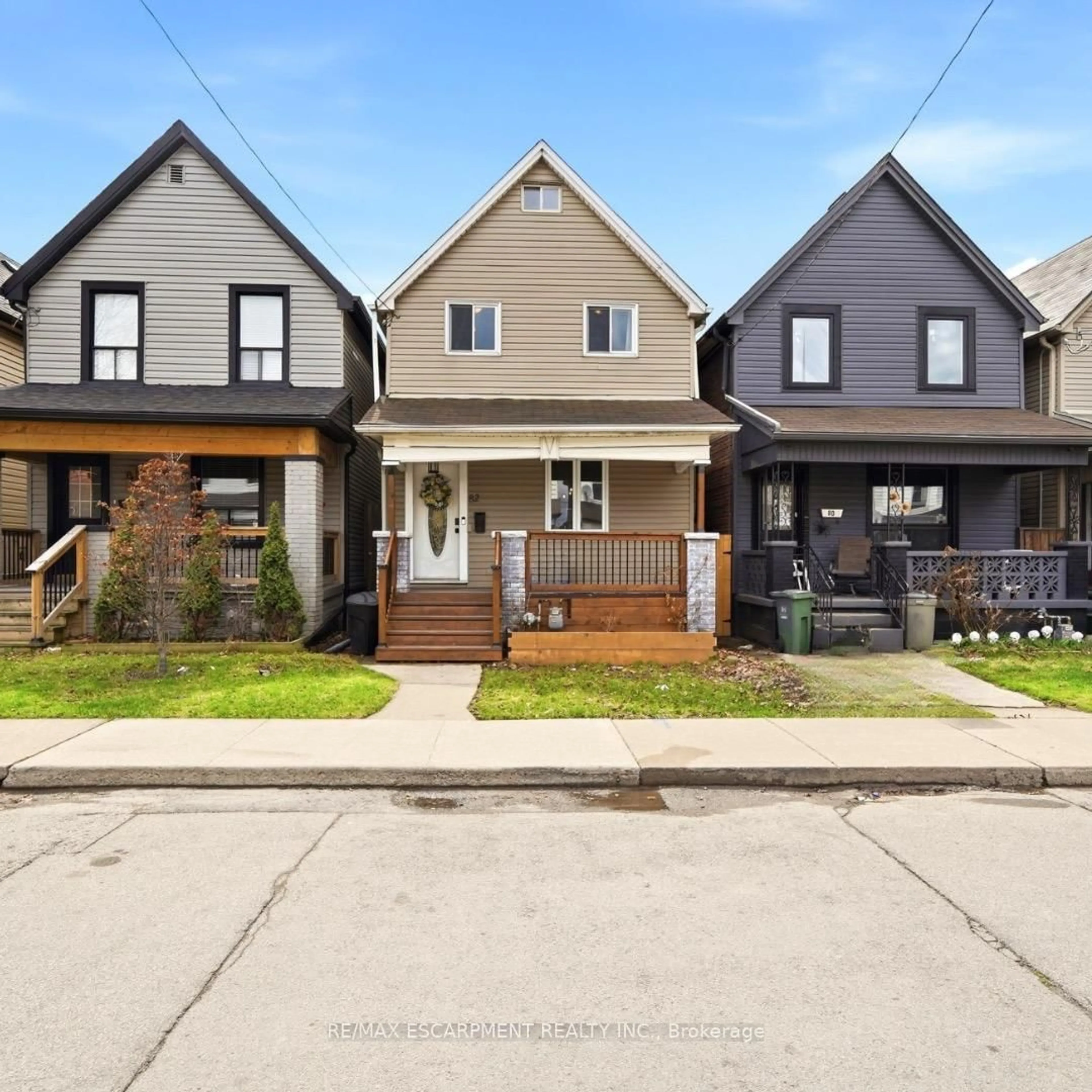 Home with brick exterior material, street for 82 Clinton St, Hamilton Ontario L8L 3K2