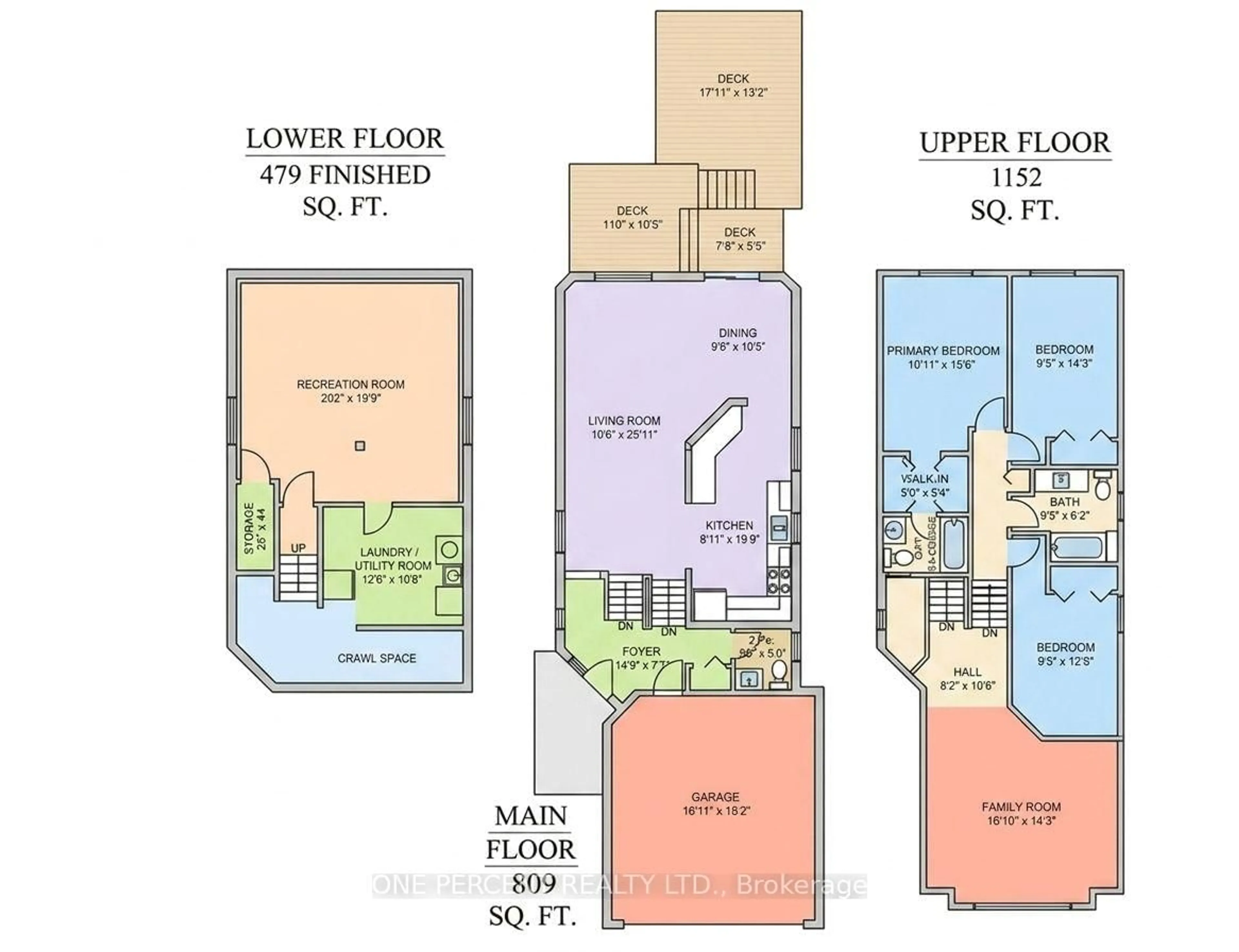 Floor plan for 18 Bellrock Cres, London East Ontario N5V 4X3