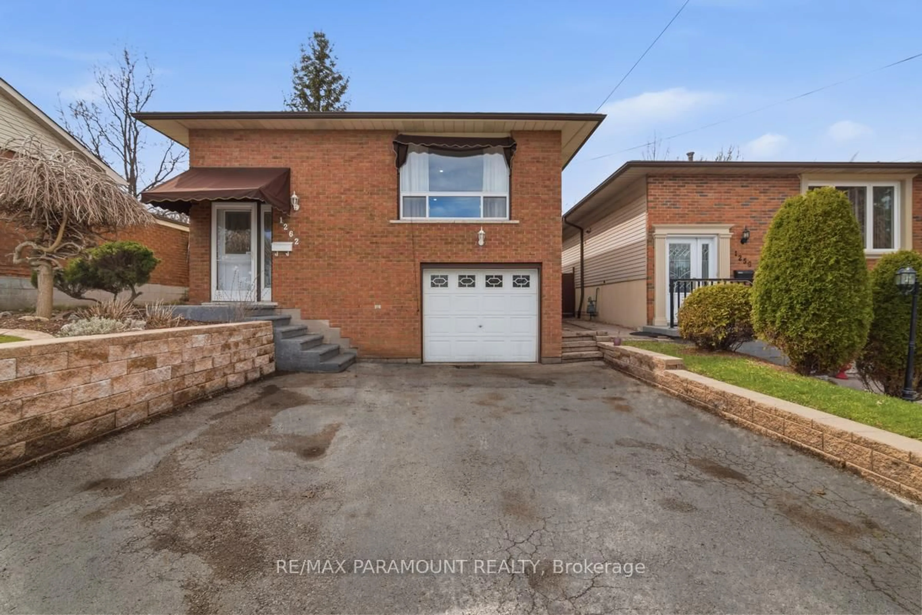 Home with brick exterior material, street for 1262 Upper Gage Ave, Hamilton Ontario L8W 1E4