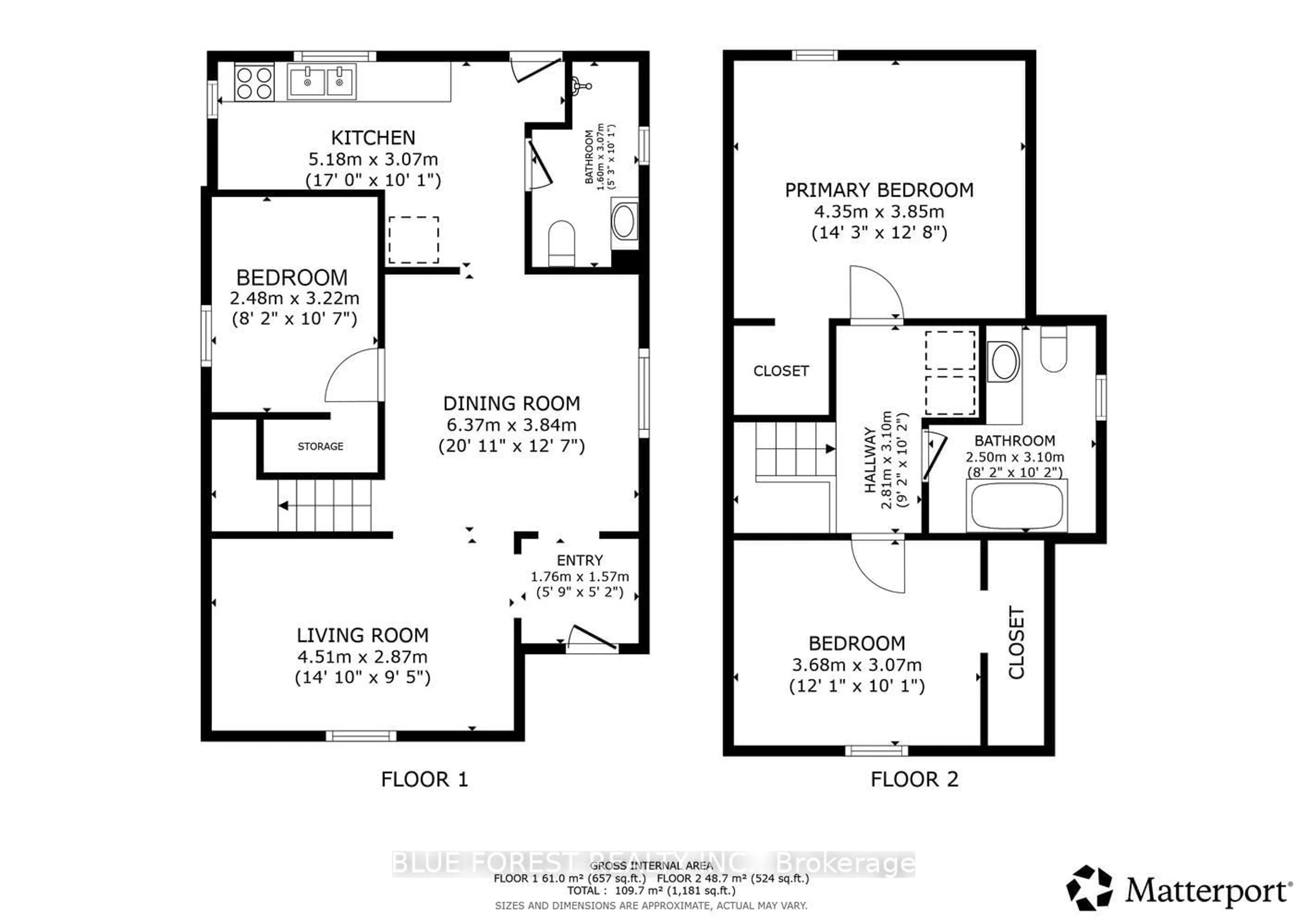 Floor plan for 3 Marmora St, London East Ontario N5Z 1Z4