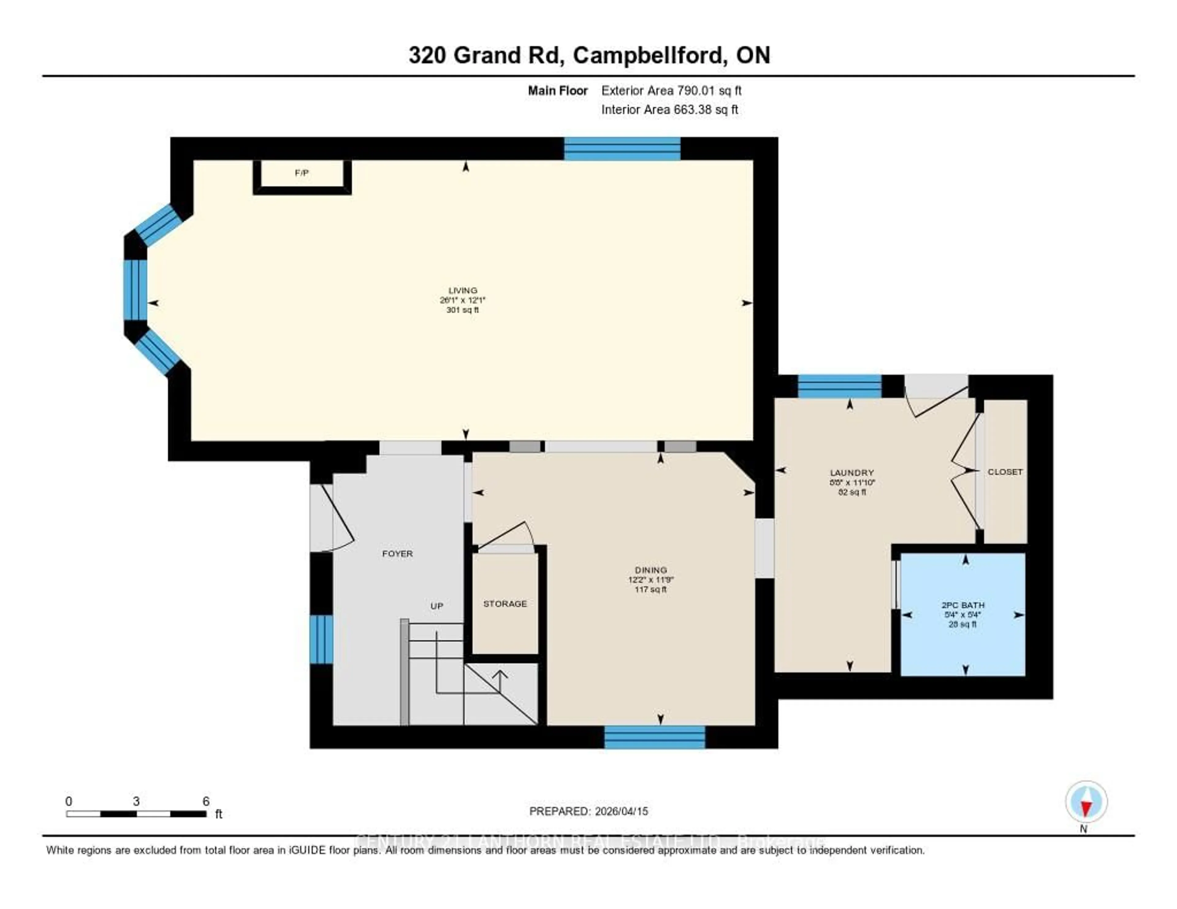 Floor plan for 320 Grand Rd, Trent Hills Ontario K0L 1L0