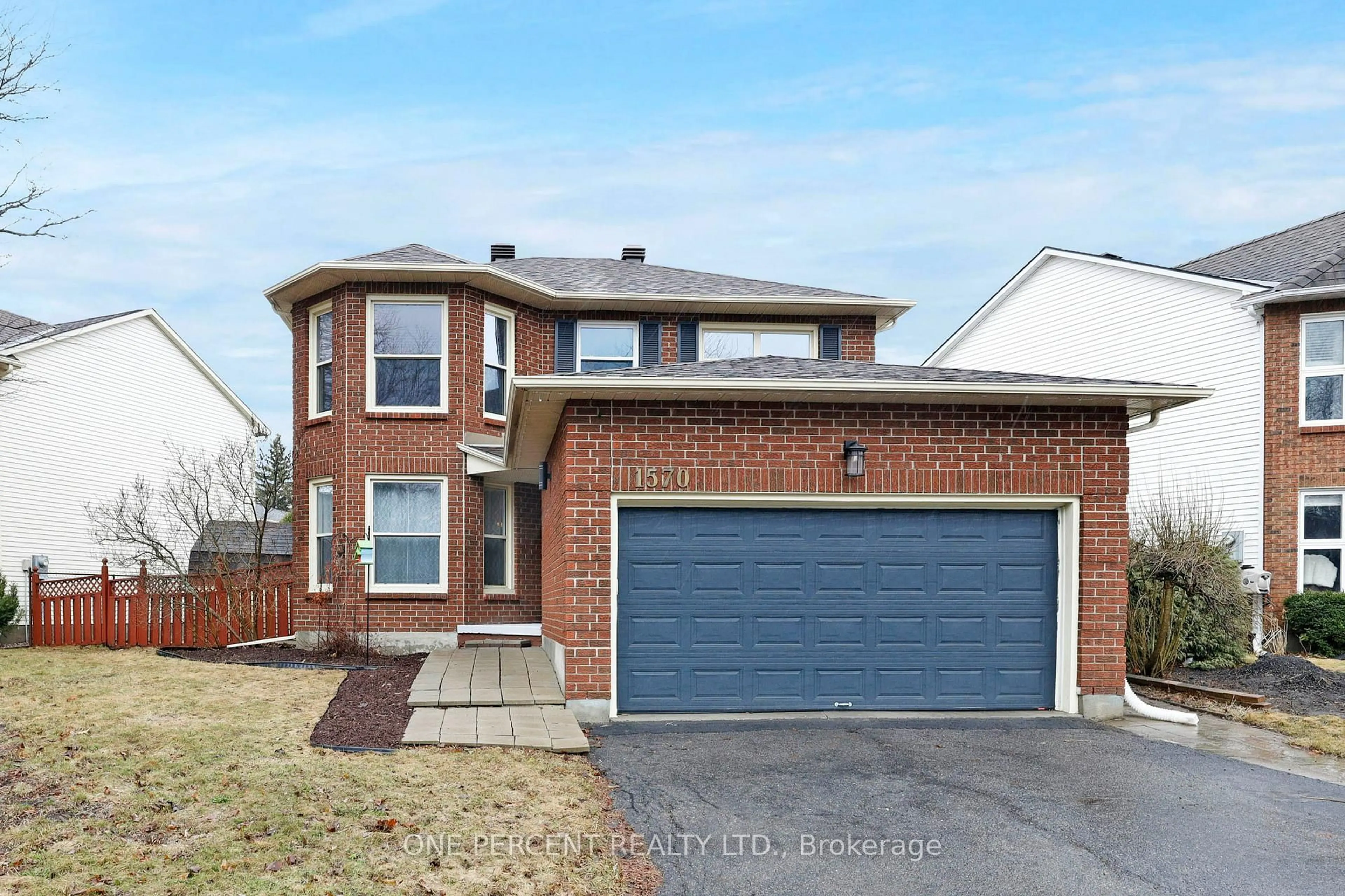 Home with brick exterior material, street for 1570 Champneuf Dr, Ottawa Ontario K1C 6B5