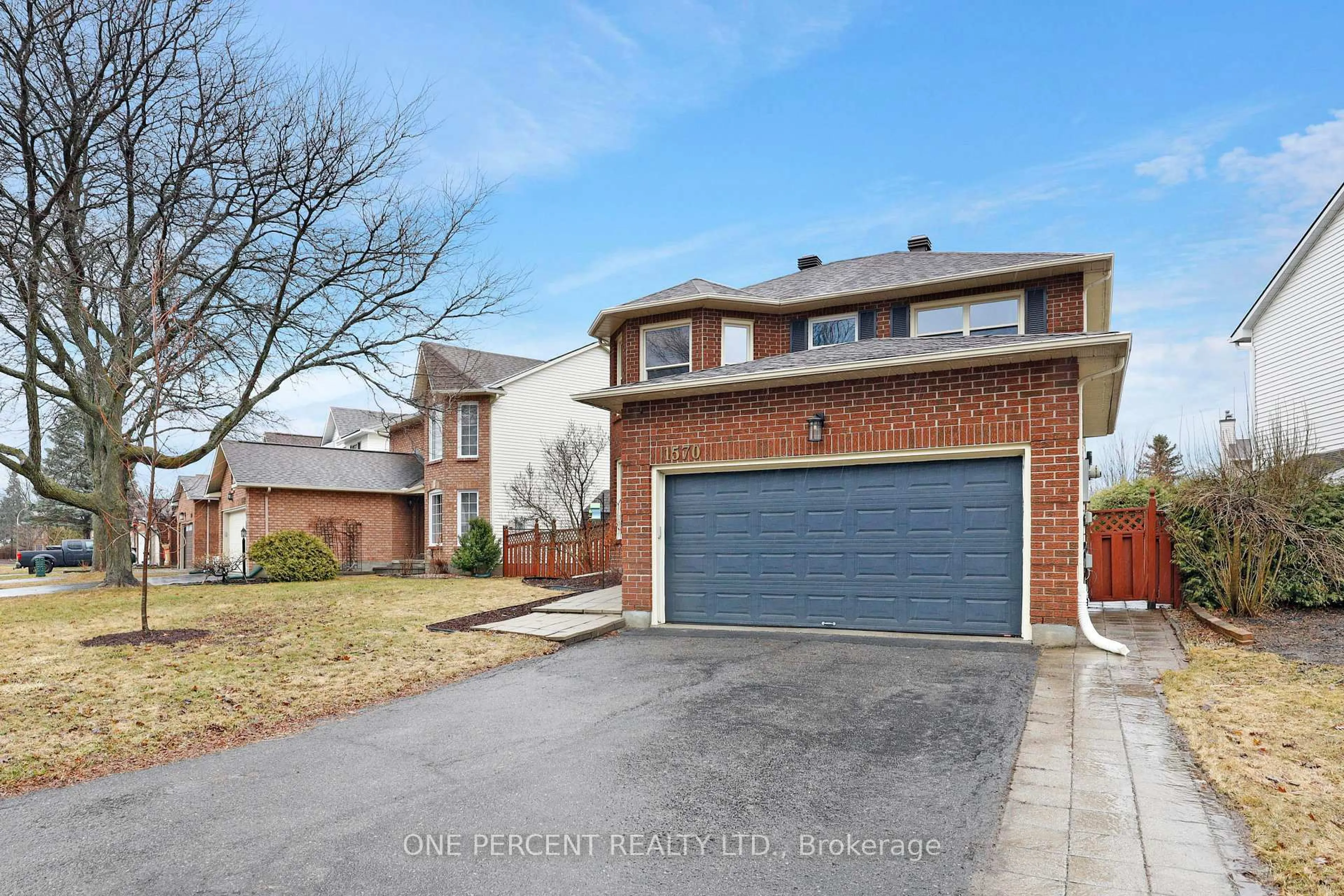 Home with brick exterior material, street for 1570 Champneuf Dr, Ottawa Ontario K1C 6B5