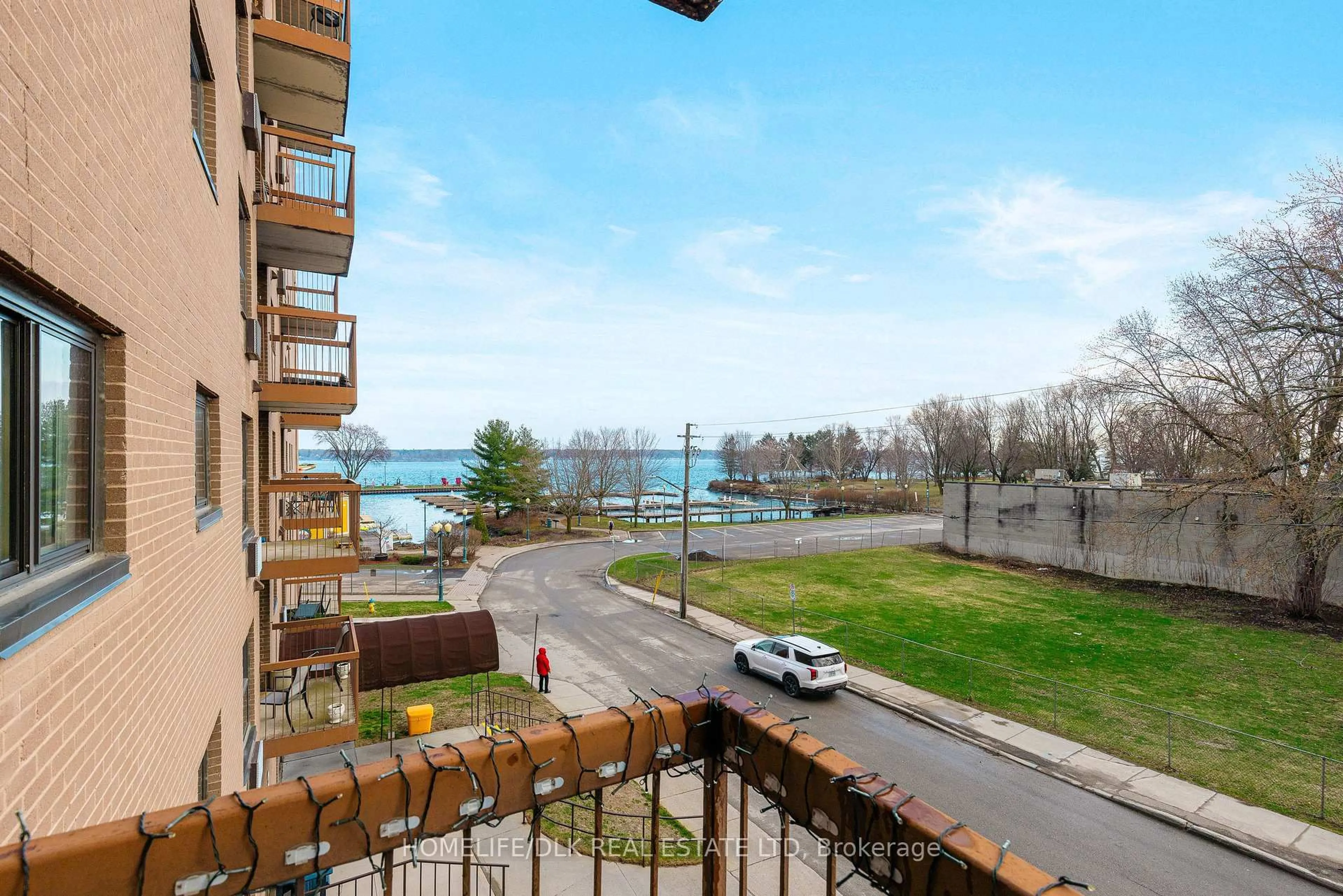 Balcony in the apartment, water/lake/river/ocean view for 3 Apple St #303, Brockville Ontario K6V 4X5