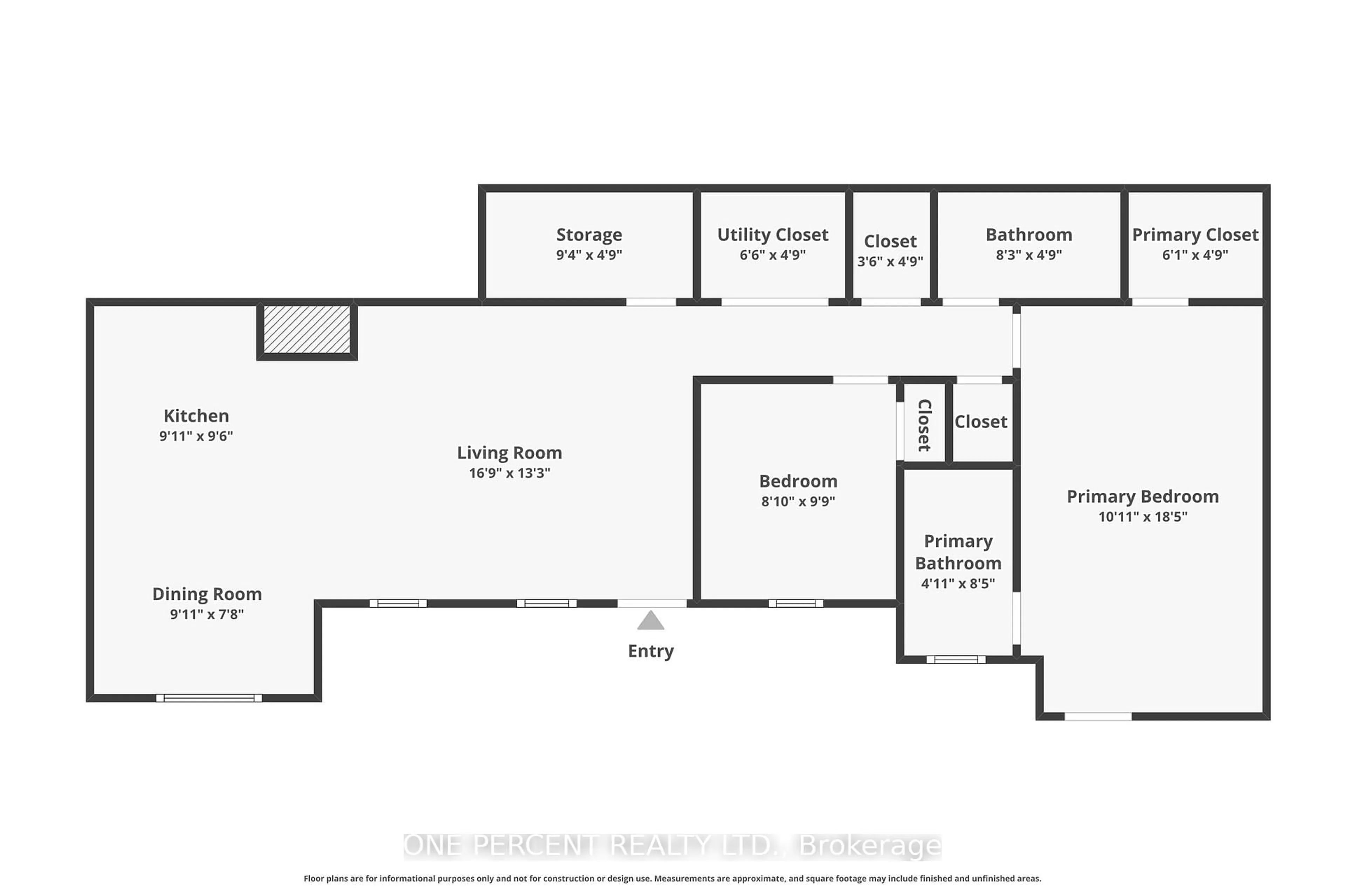 Floor plan for 735 Dearborn Private #I, Ottawa Ontario K1T 0W3