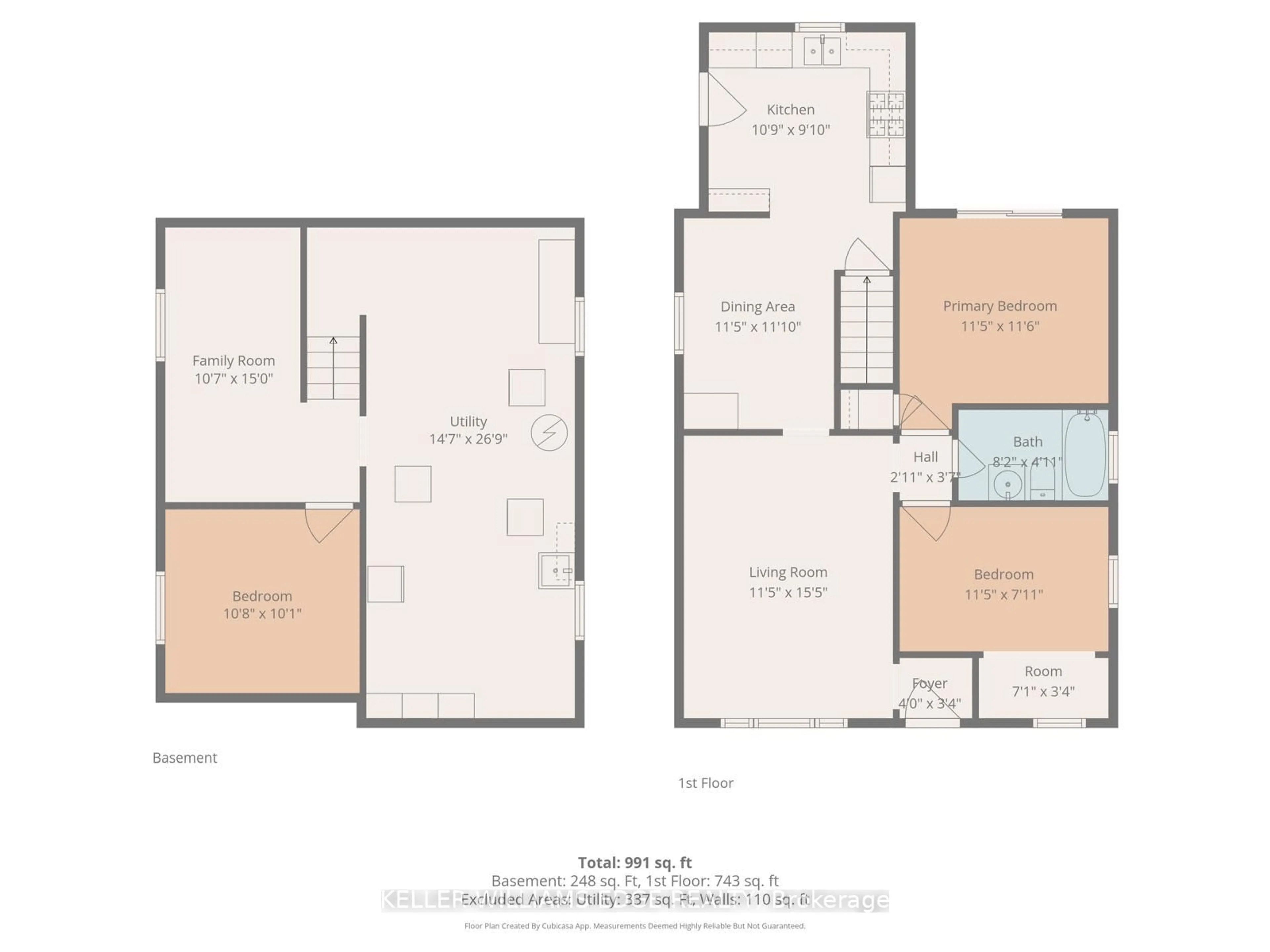 Floor plan for 116 South St, West Lincoln Ontario L0R 2A0