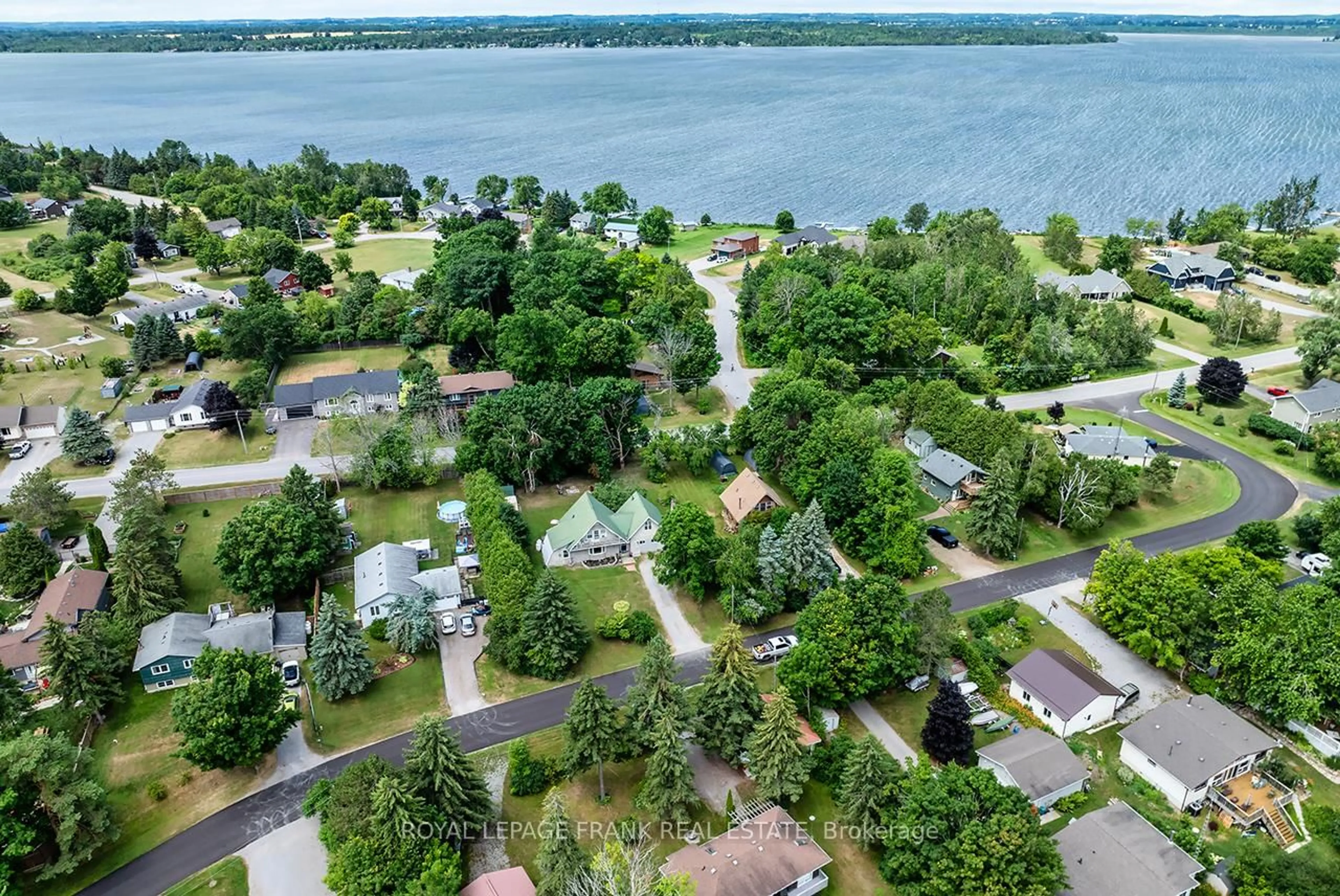 A pic from outside/outdoor area/front of a property/back of a property/a pic from drone, water/lake/river/ocean view for 16 Shelley Dr, Kawartha Lakes Ontario K0M 2C0