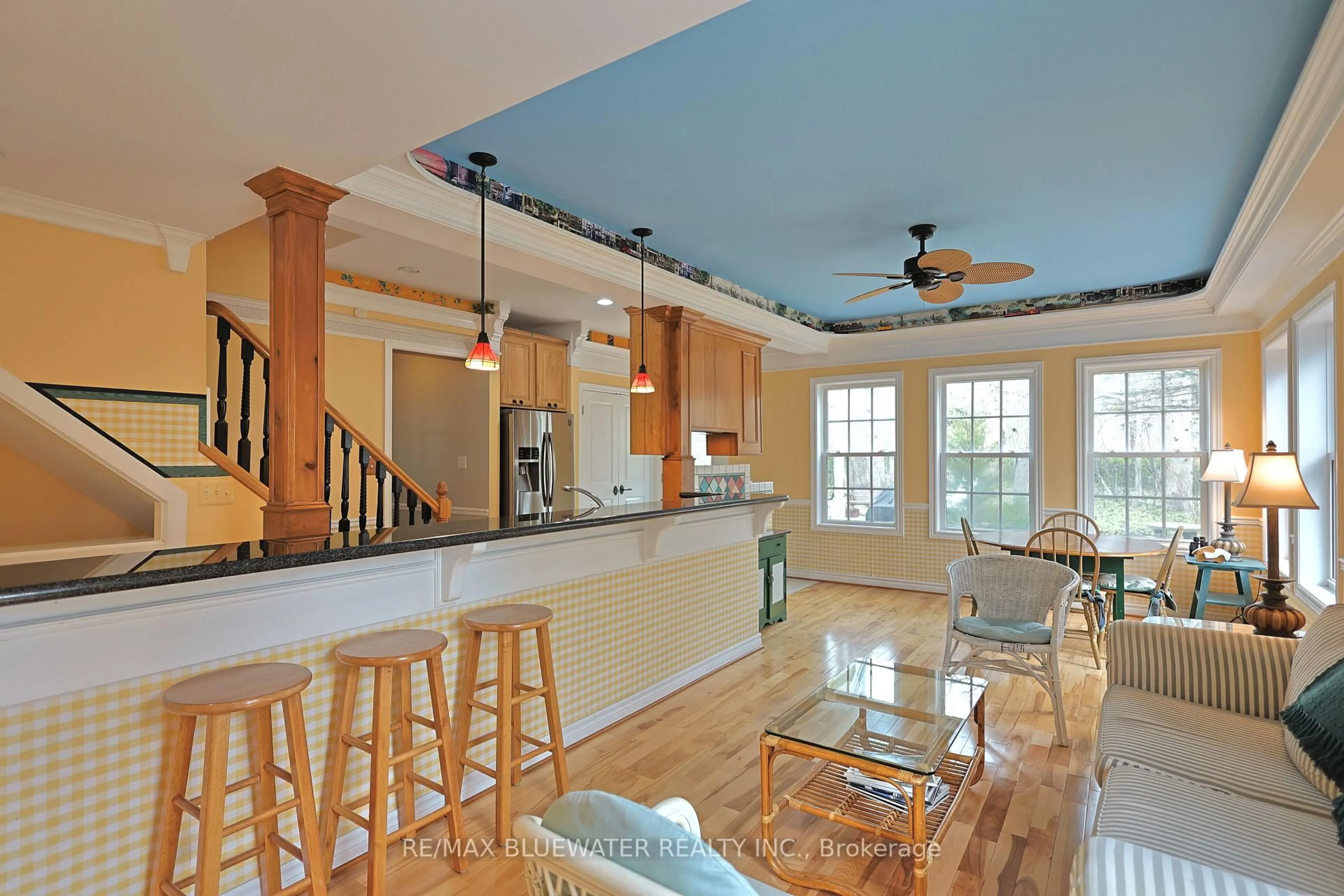 Open concept kitchen, ceramic/tile floor for 5 PHILLIP St, South Huron Ontario N0M 1T0