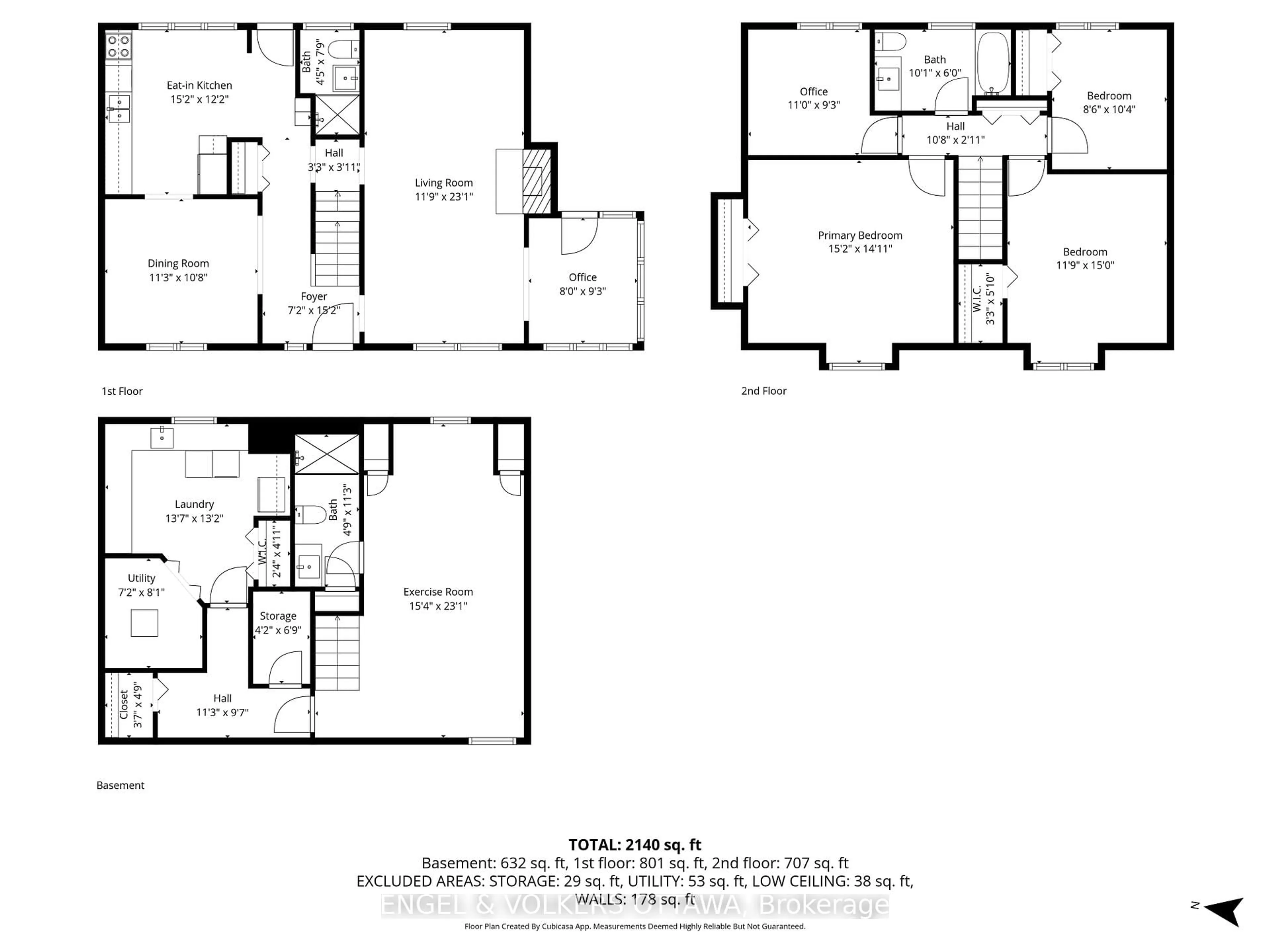 Floor plan for 2173 Beaumont Rd, Ottawa Ontario K1H 5V2