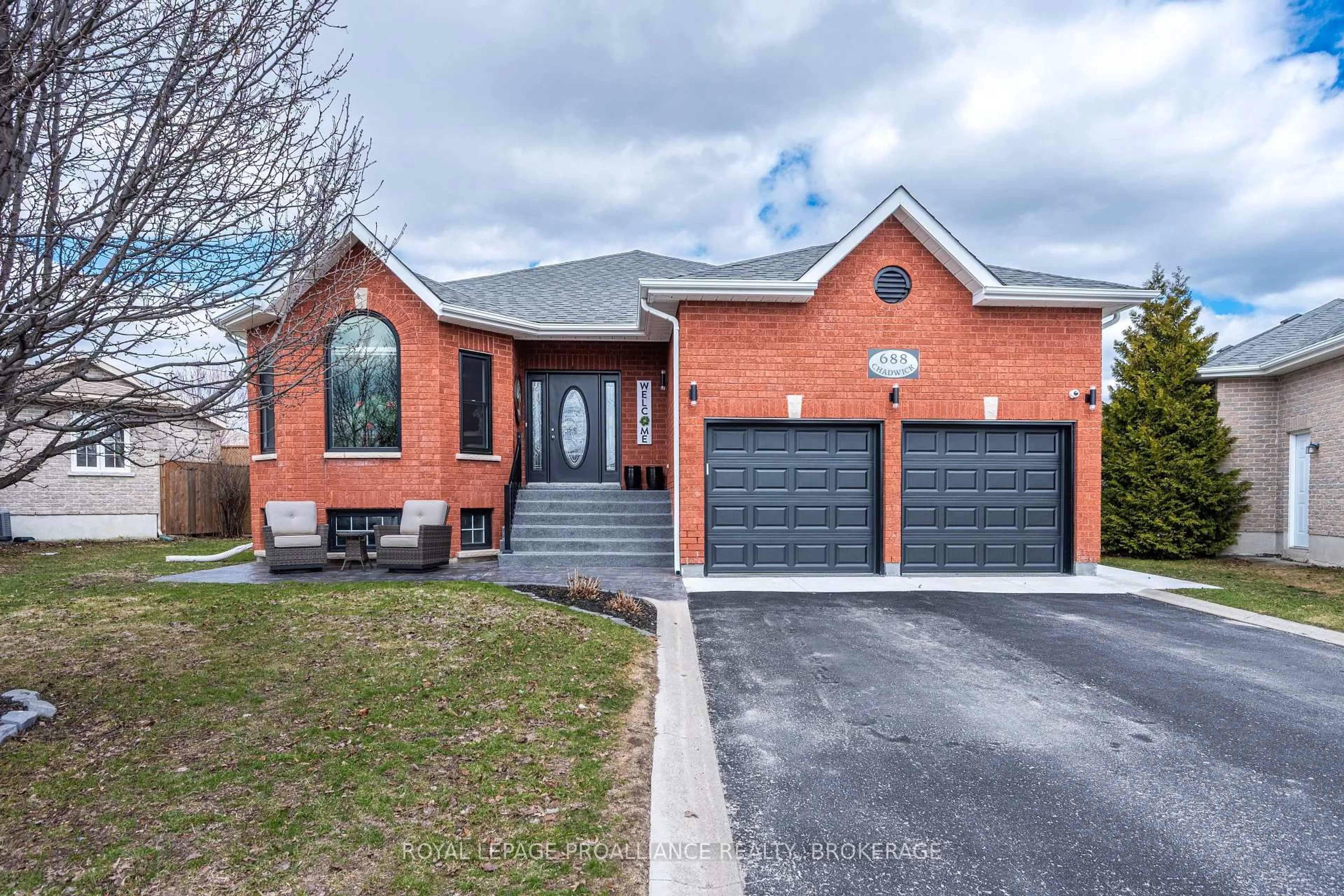Home with brick exterior material, street for 688 Chadwick Crt, Kingston Ontario K7P 3E9