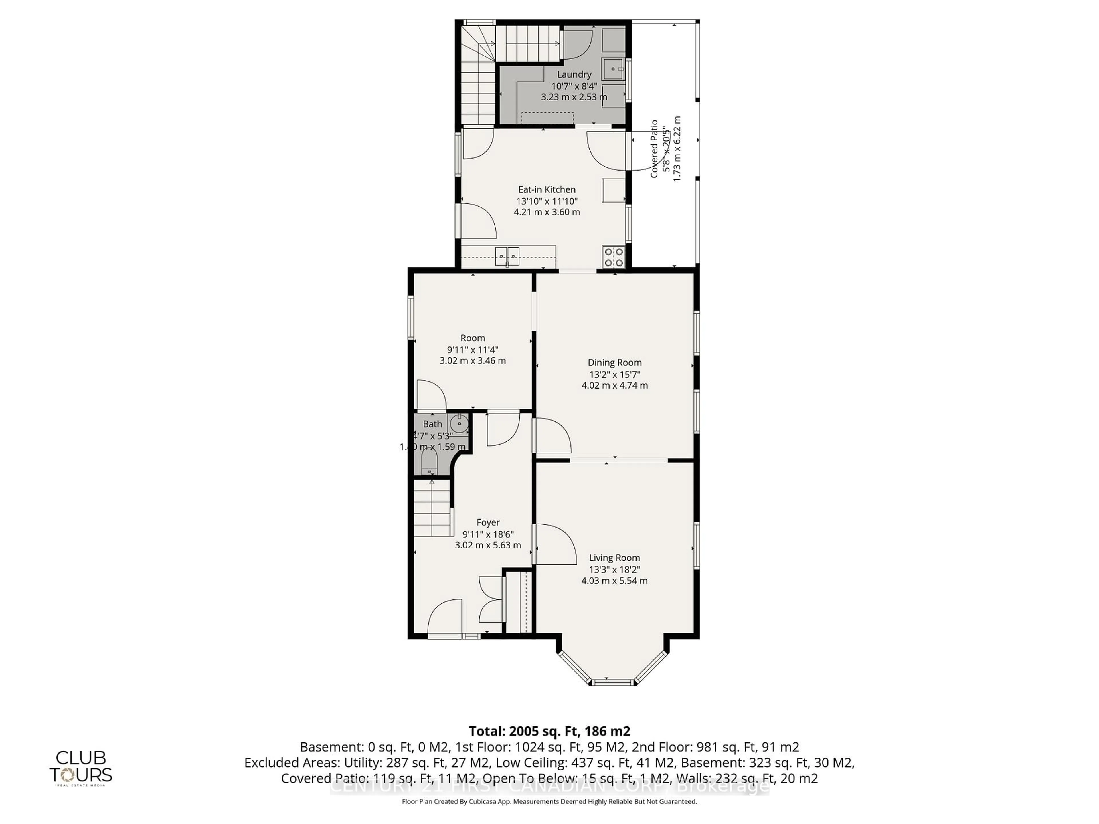 Floor plan for 227 Monroe St, West Elgin Ontario N0L 2C0