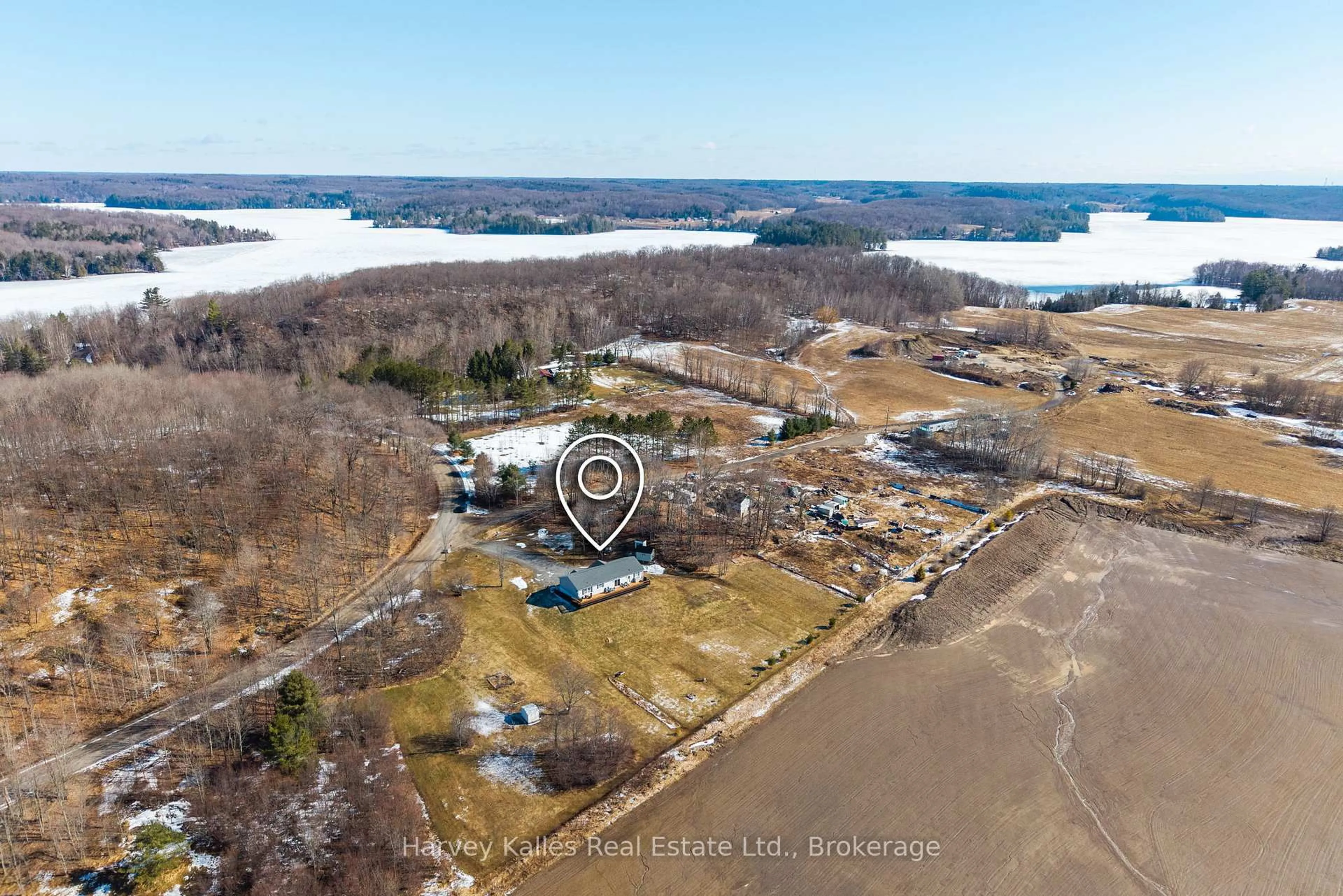A pic from outside/outdoor area/front of a property/back of a property/a pic from drone, water/lake/river/ocean view for 1120 Shea Rd, Muskoka Lakes Ontario P0B 1M0