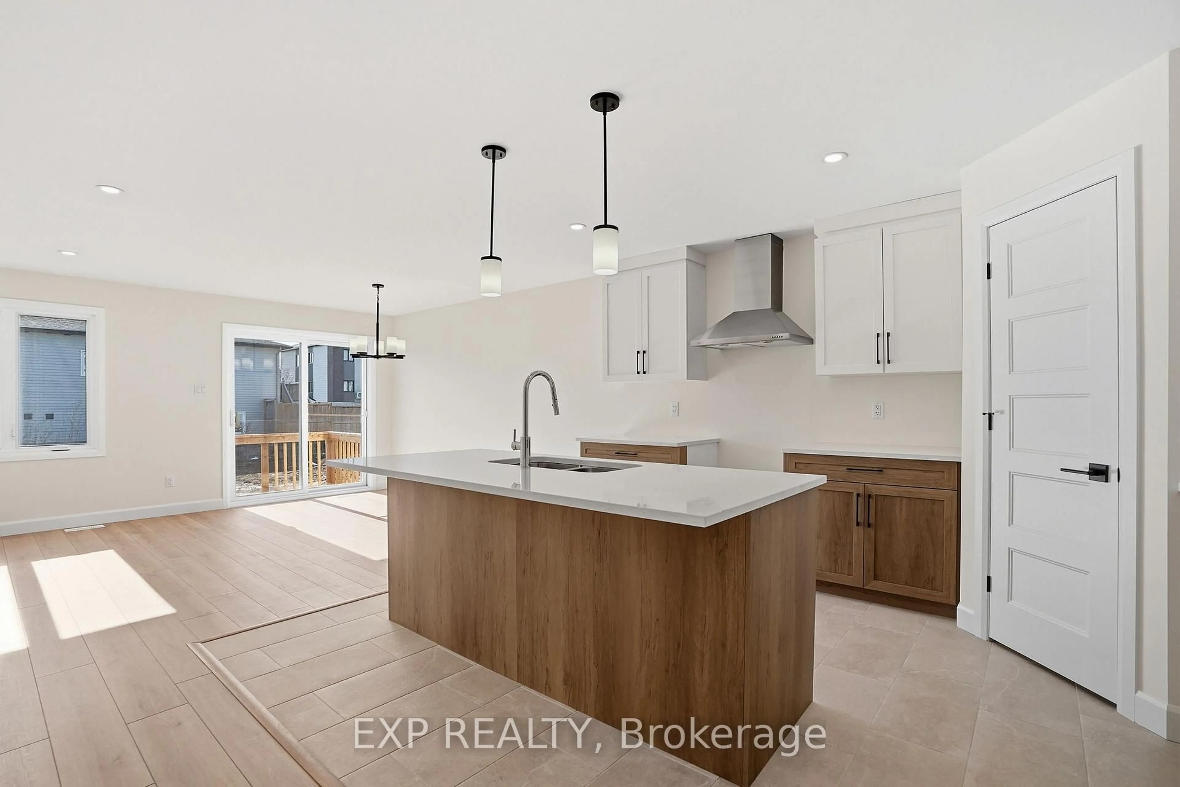 Open concept kitchen, ceramic/tile floor for 119 Lorie St, The Nation Ontario K0A 2M0