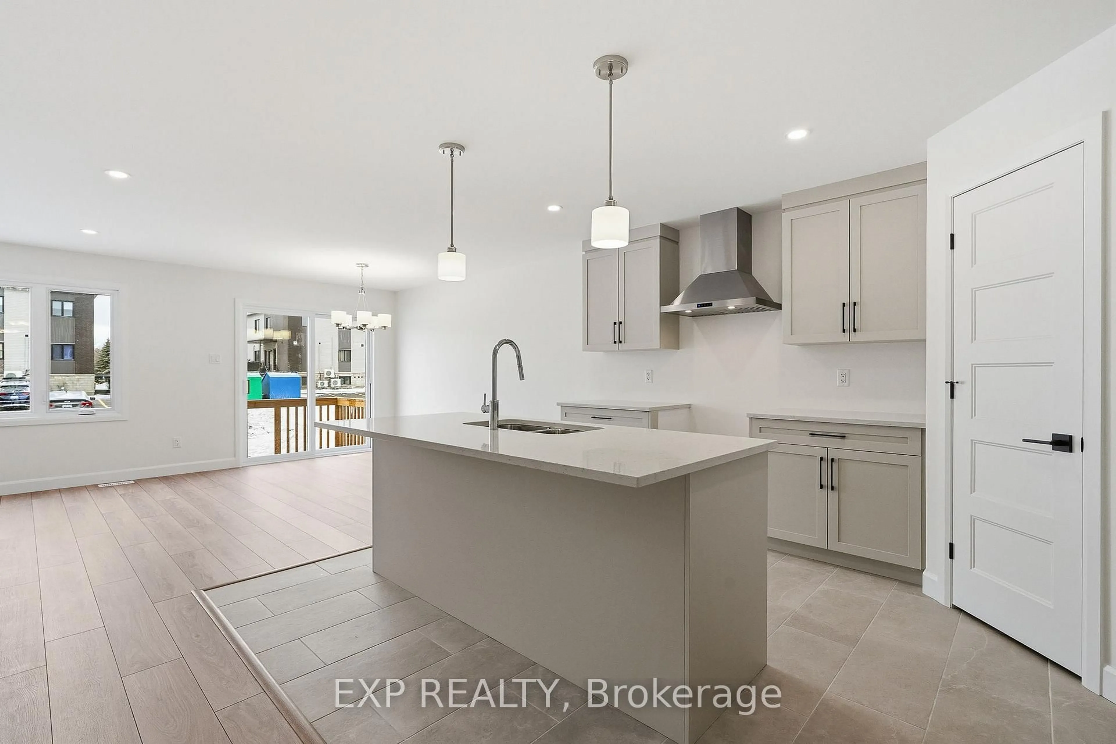 Open concept kitchen, ceramic/tile floor for 121 Lorie St, The Nation Ontario K0A 2M0