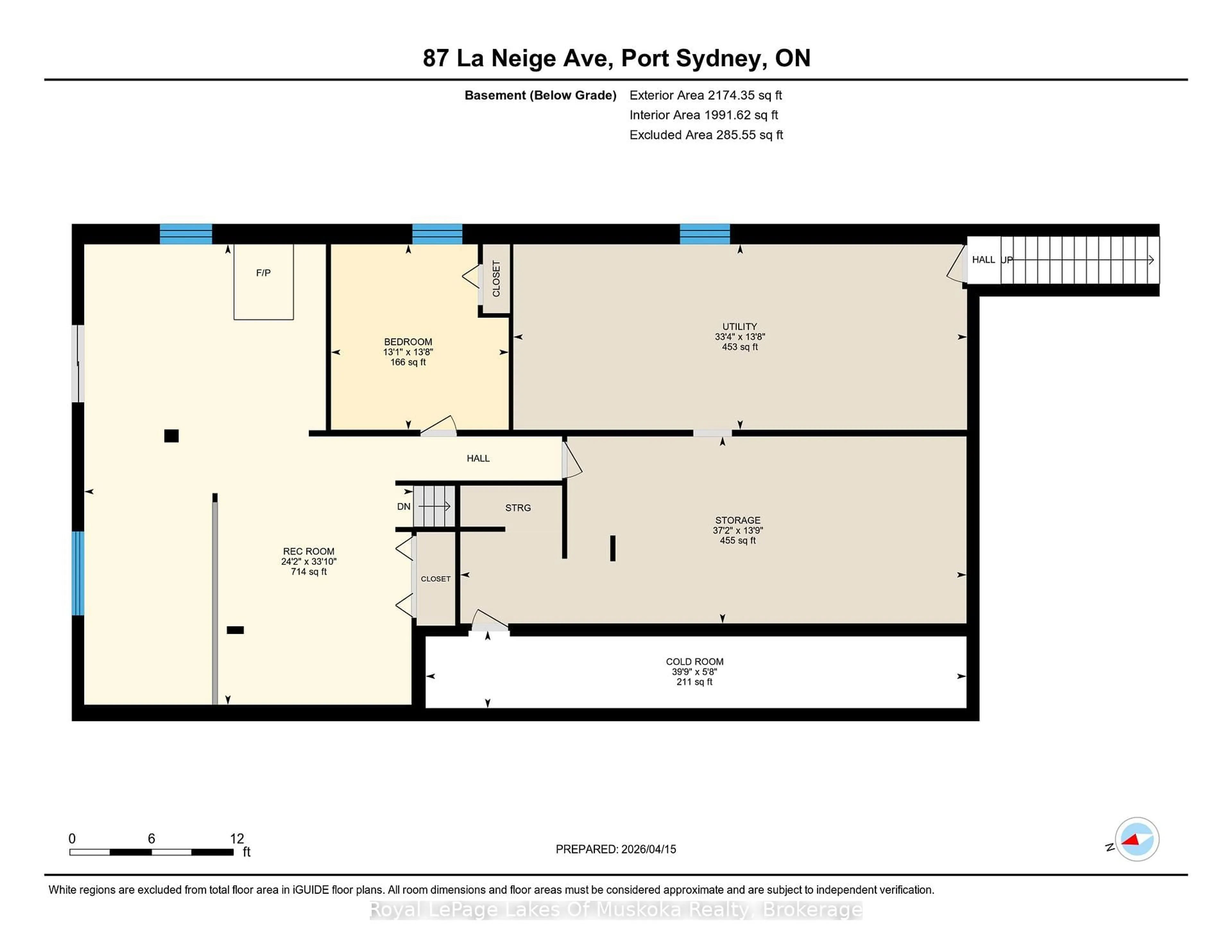 Floor plan for 87 Laneige Ave, Huntsville Ontario P0B 1L0