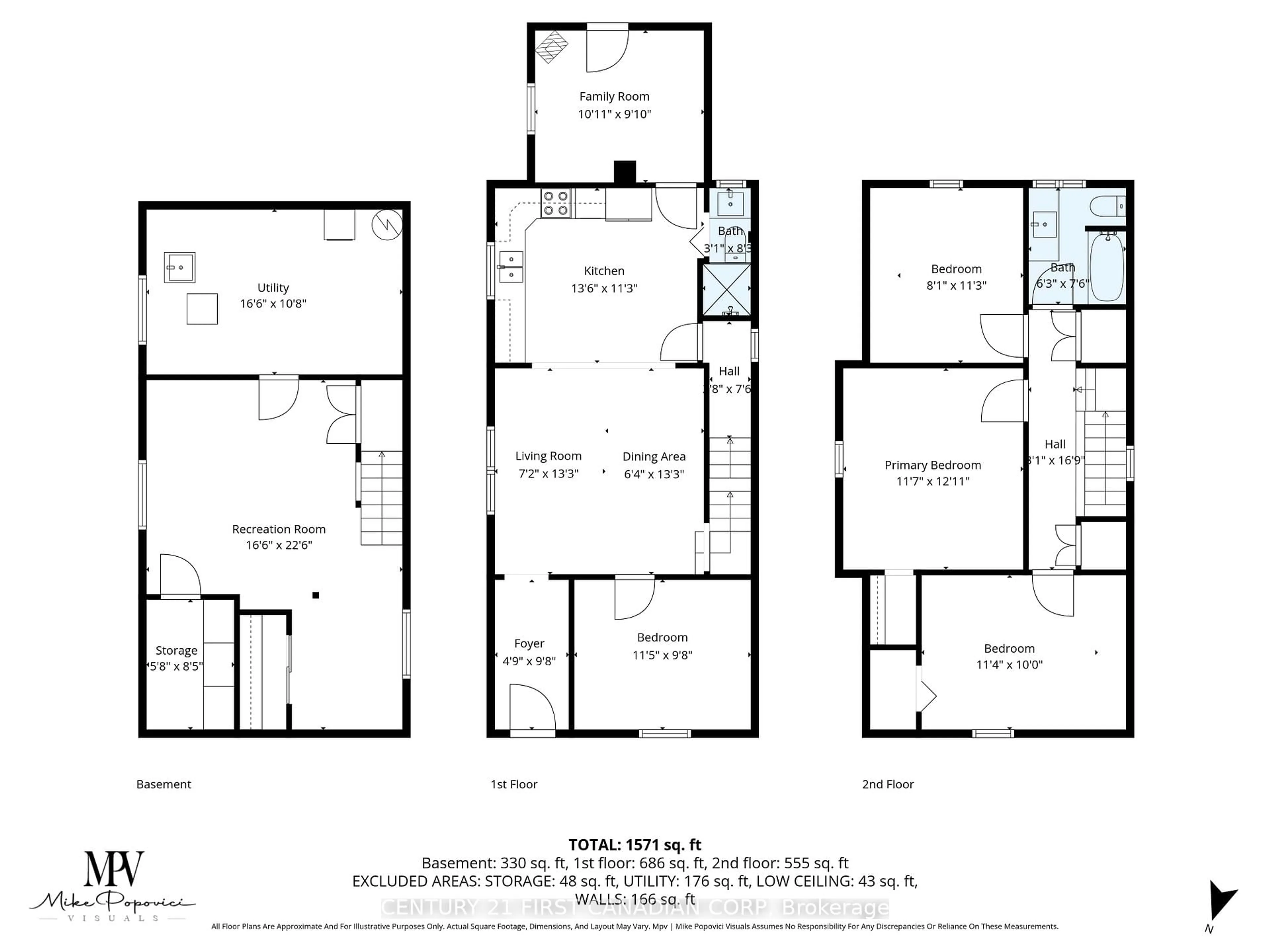 Floor plan for 401 Salisbury St, London East Ontario N5Y 3B3