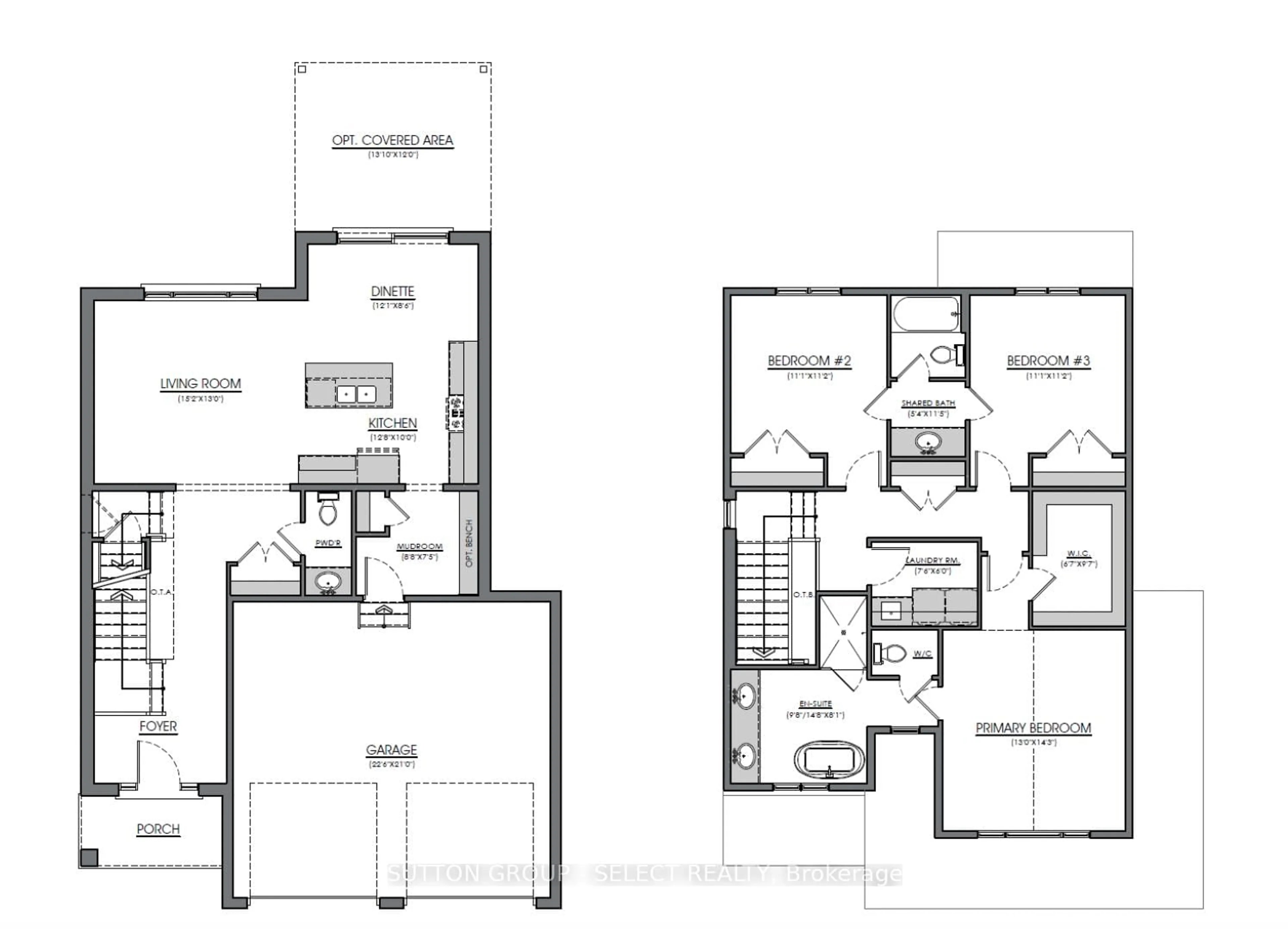 Floor plan for LOT 61 WOODLAND Walk, Southwold Ontario N5P 3T2