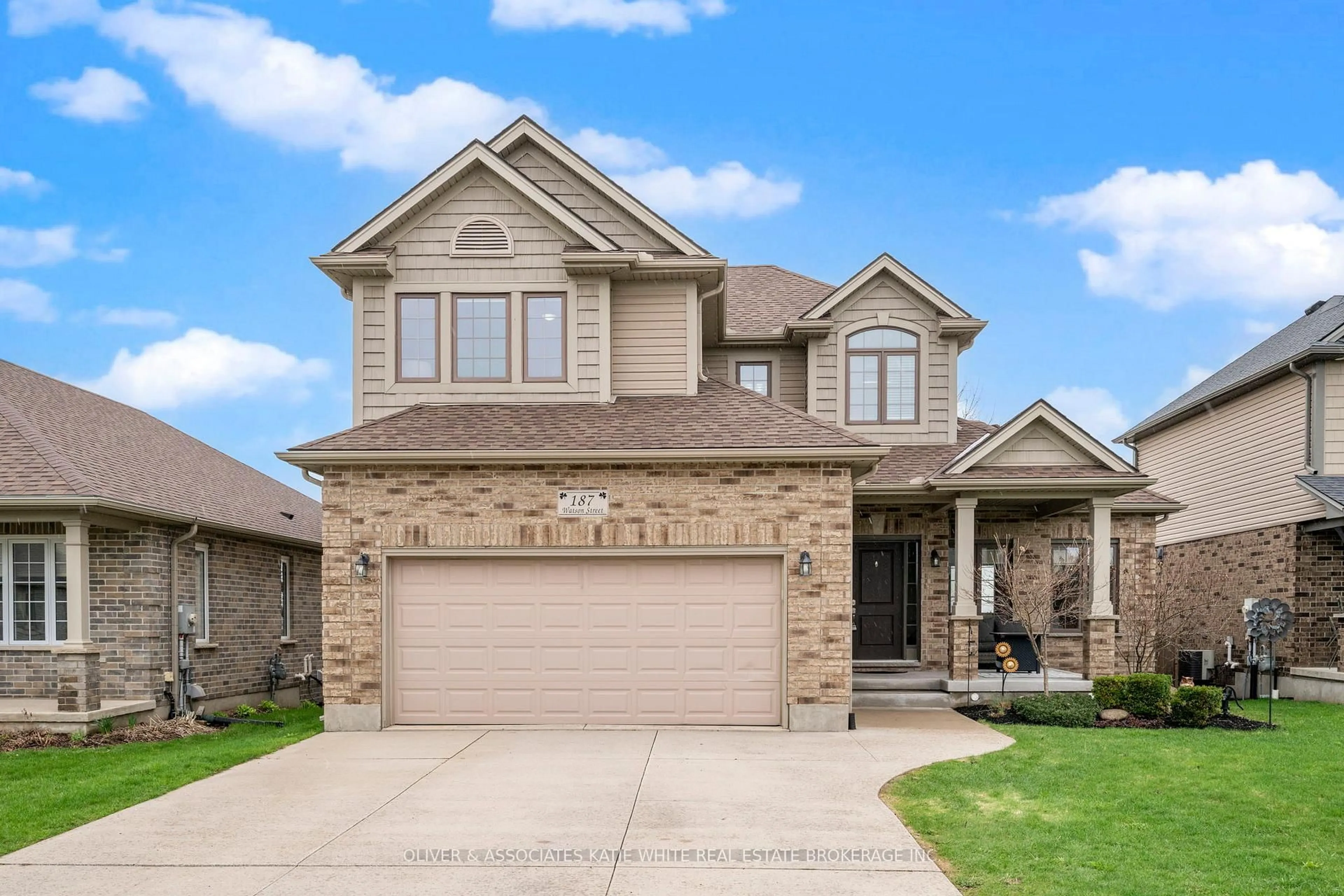 Home with brick exterior material, street for 187 Watson St, Lucan Biddulph Ontario N0M 2J0