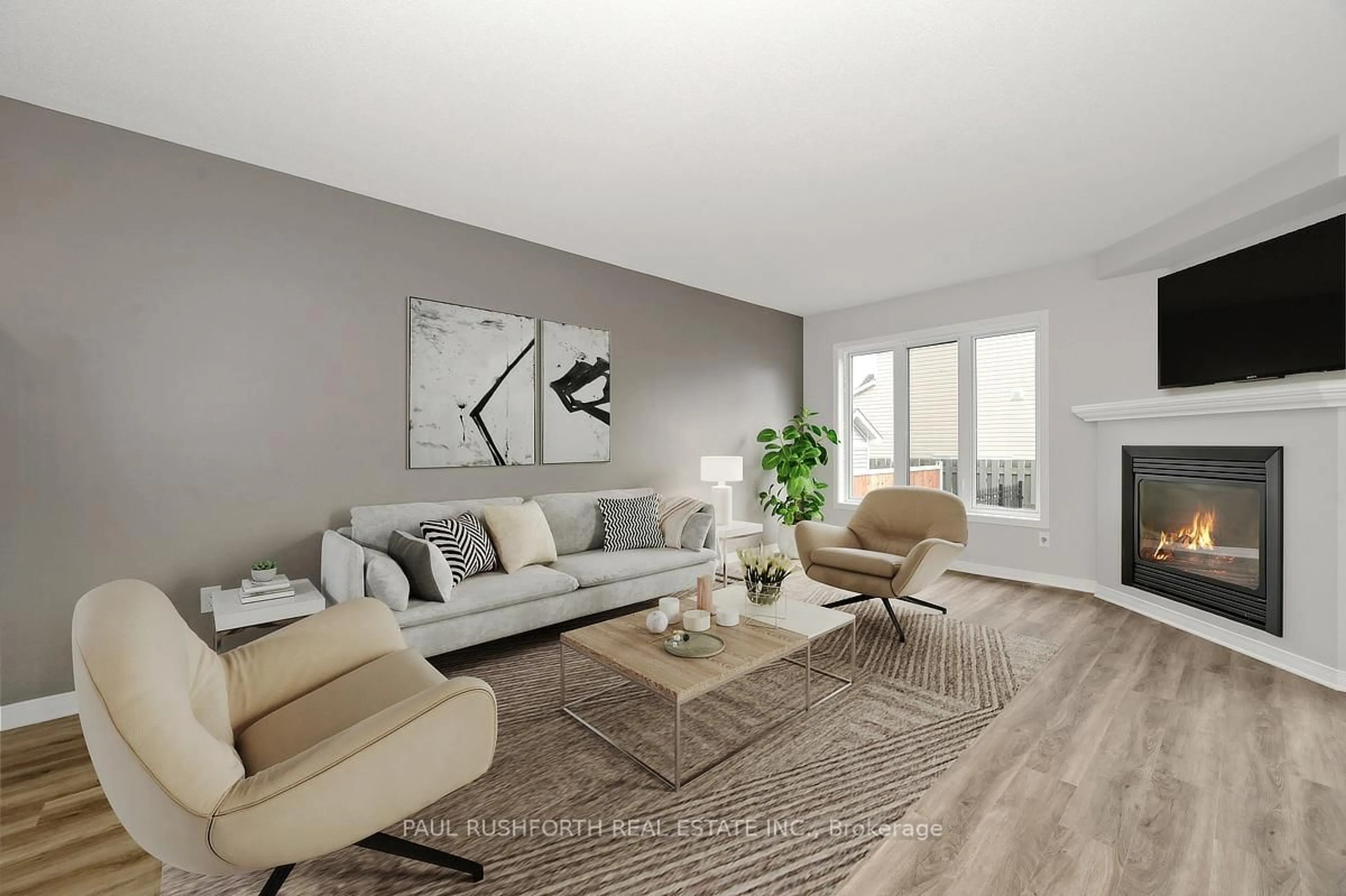 Living room with furniture, unknown for 558 Louis Toscano Dr, Ottawa Ontario K4A 0A9