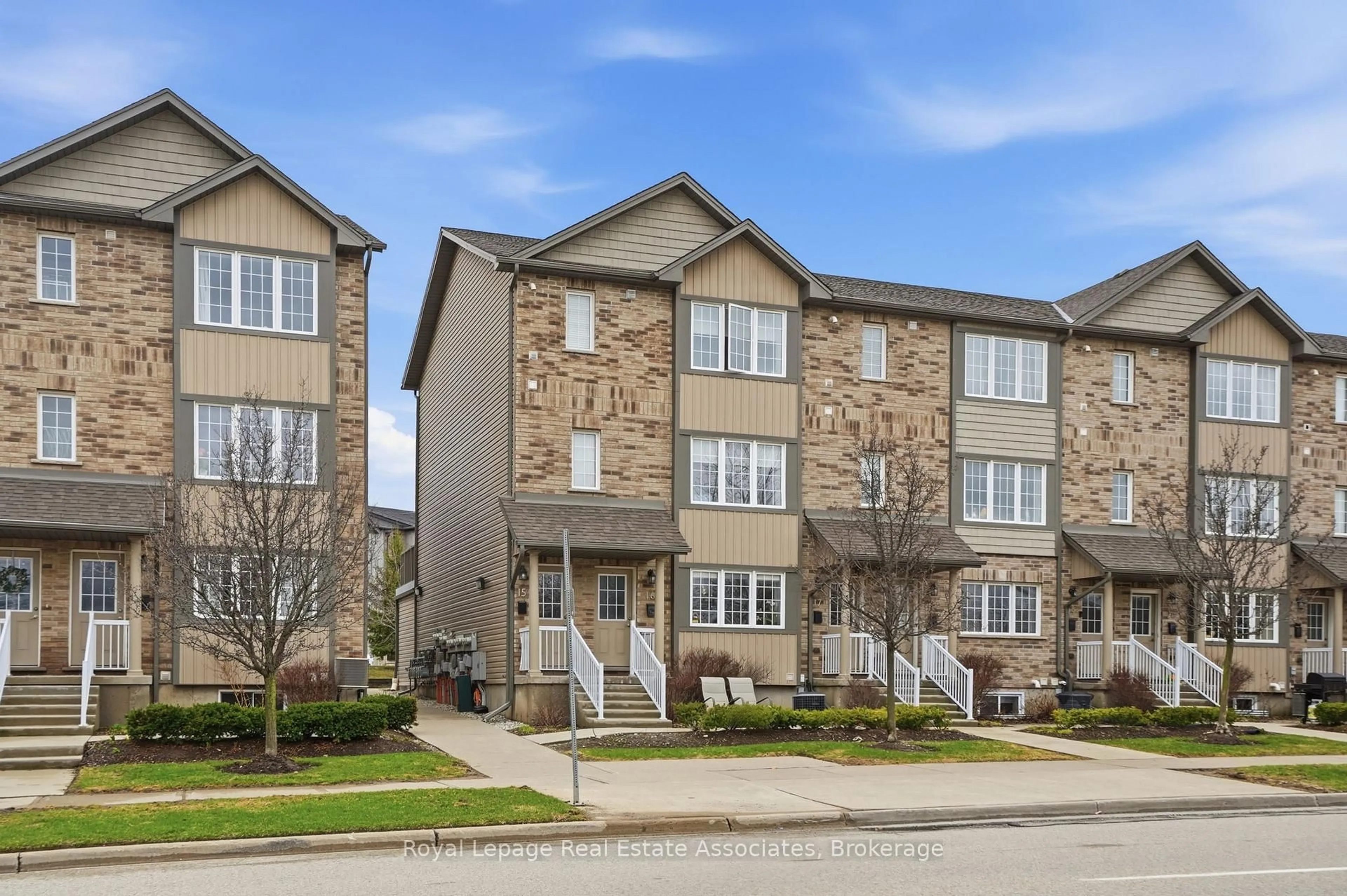 A pic from outside/outdoor area/front of a property/back of a property/a pic from drone, street for 275 Old Huron Rd #16, Kitchener Ontario N2R 1P9