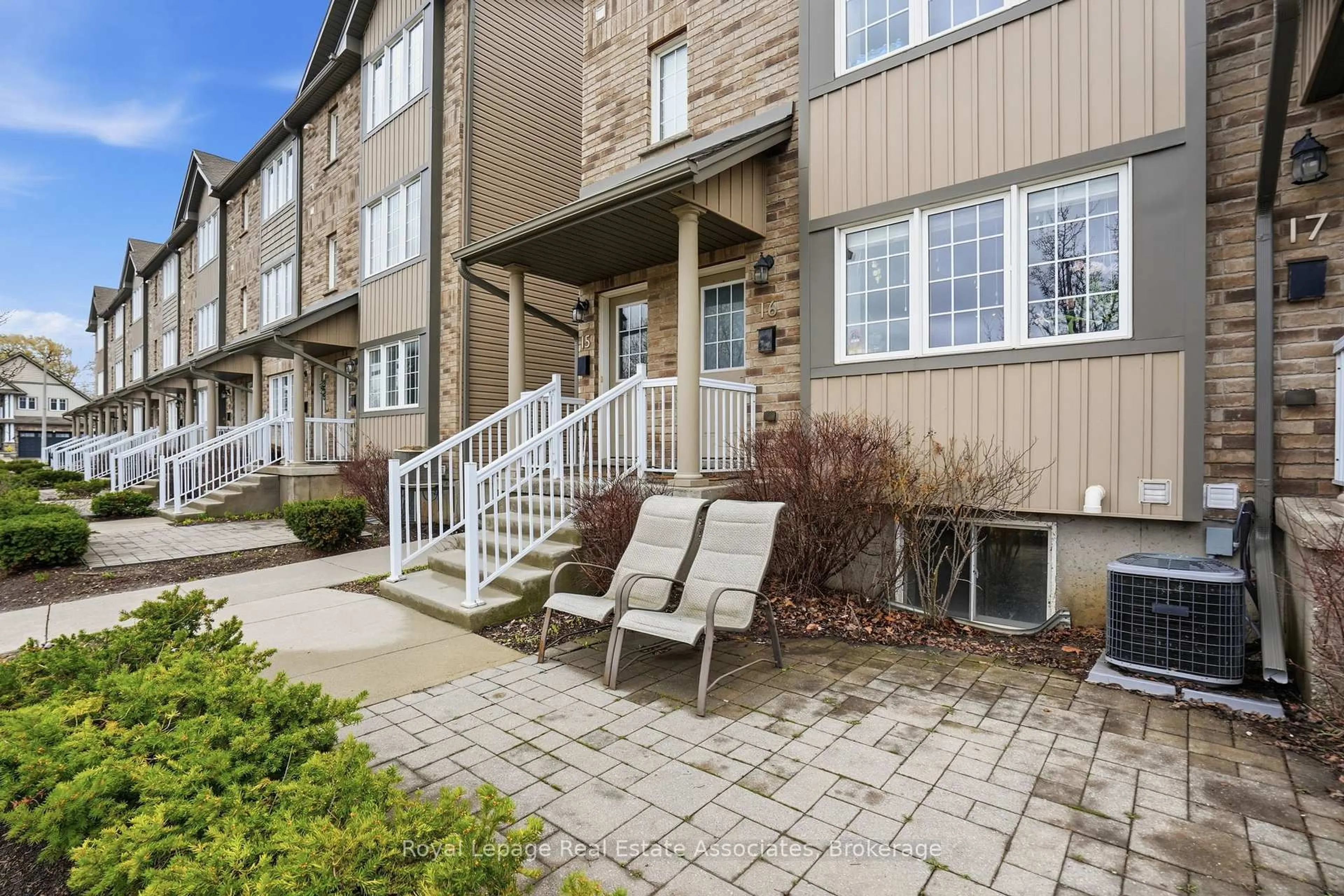 Patio, street for 275 Old Huron Rd #16, Kitchener Ontario N2R 1P9