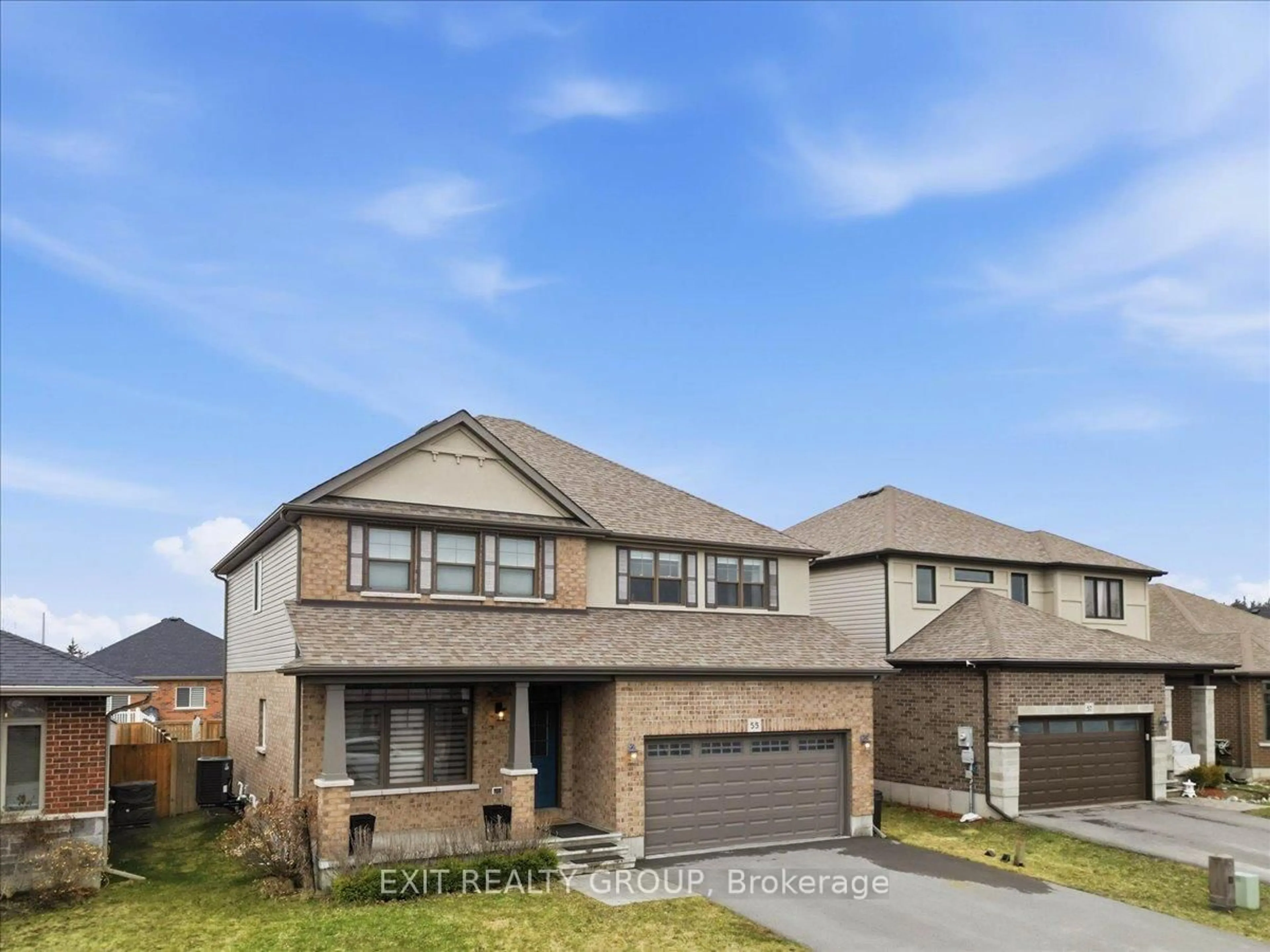 Home with brick exterior material, street for 55 Stonecrest Blvd, Quinte West Ontario K8R 0A5