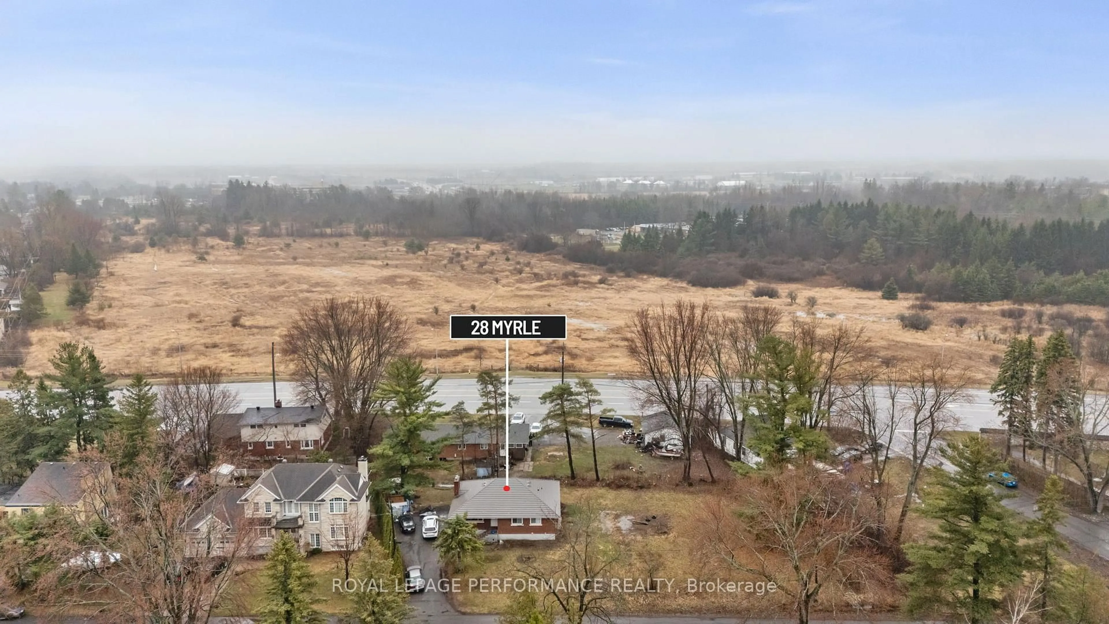 A pic from outside/outdoor area/front of a property/back of a property/a pic from drone, water/lake/river/ocean view for 28 Myrle Ave, Ottawa Ontario K2H 8E6