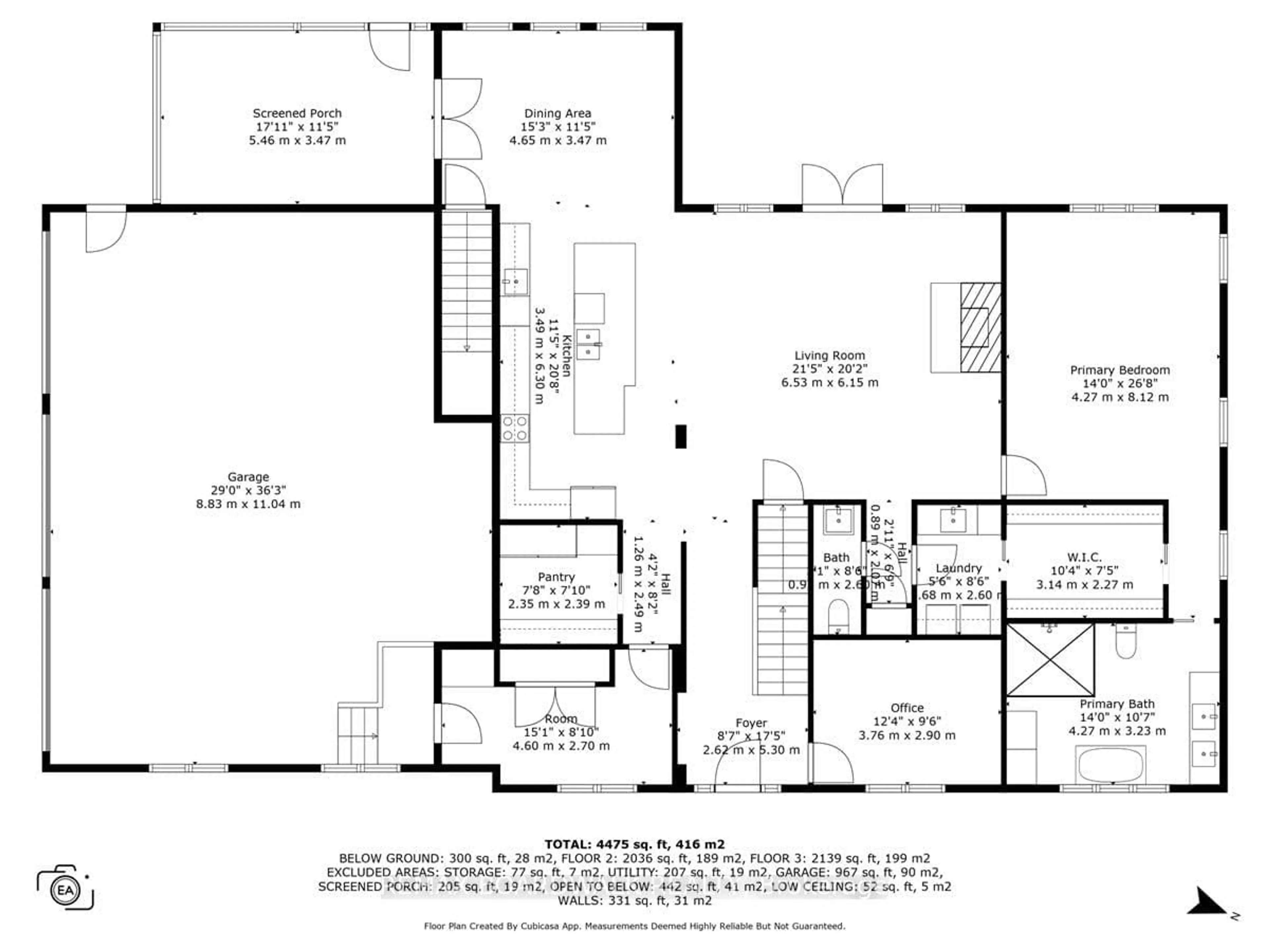 Floor plan for 2440 Emmett Rd, Cumberland Ontario K4C 1S1