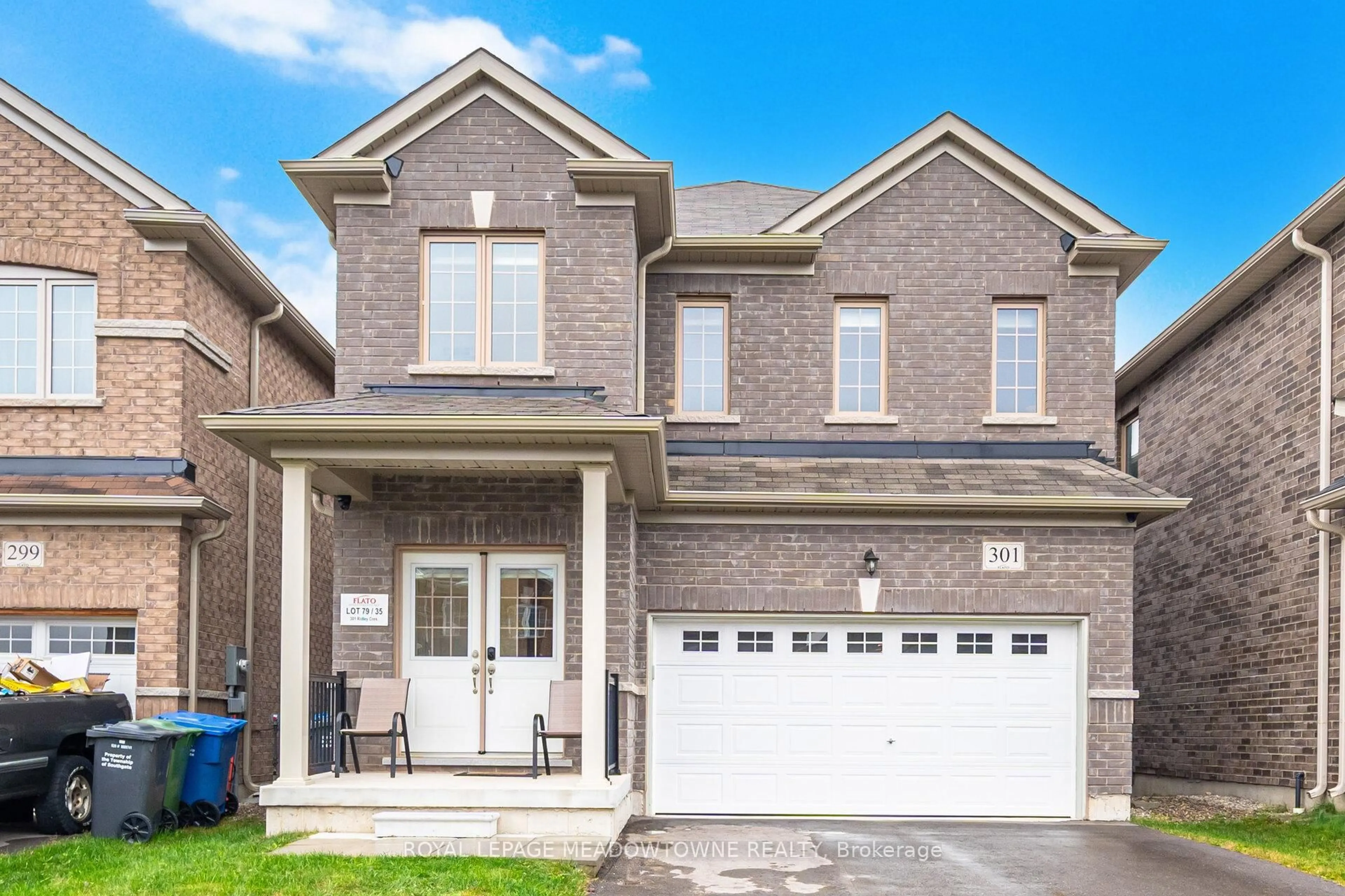 Home with brick exterior material, street for 301 Ridley Cres, Southgate Ontario N0C 1B0