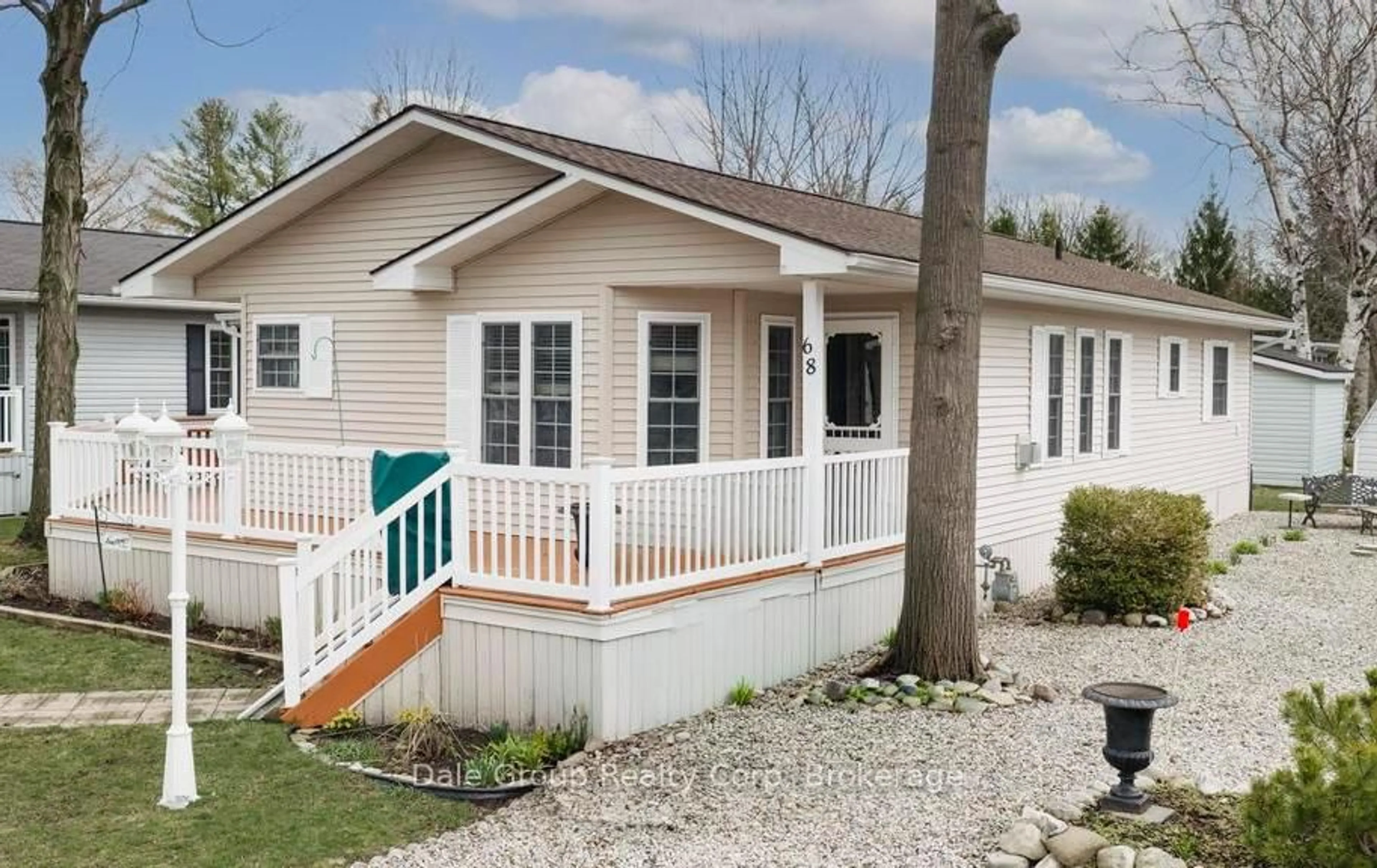 Home with vinyl exterior material, street for 68 Cherokee Lane, Ashfield-Colborne-Wawanosh Ontario N7A 3Y2