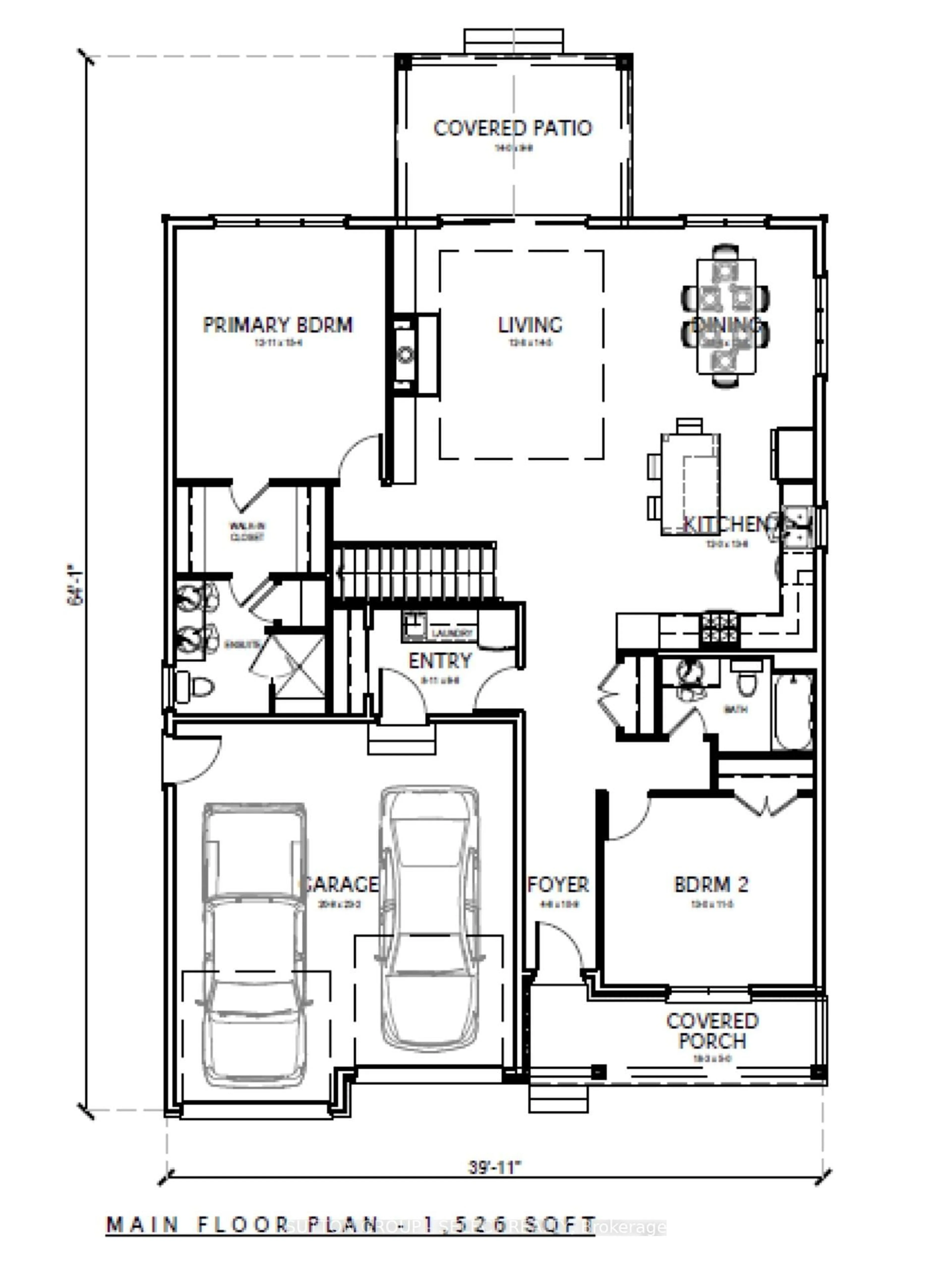 Floor plan for 15 Lois Crt, Lambton Shores Ontario N0M 1T0