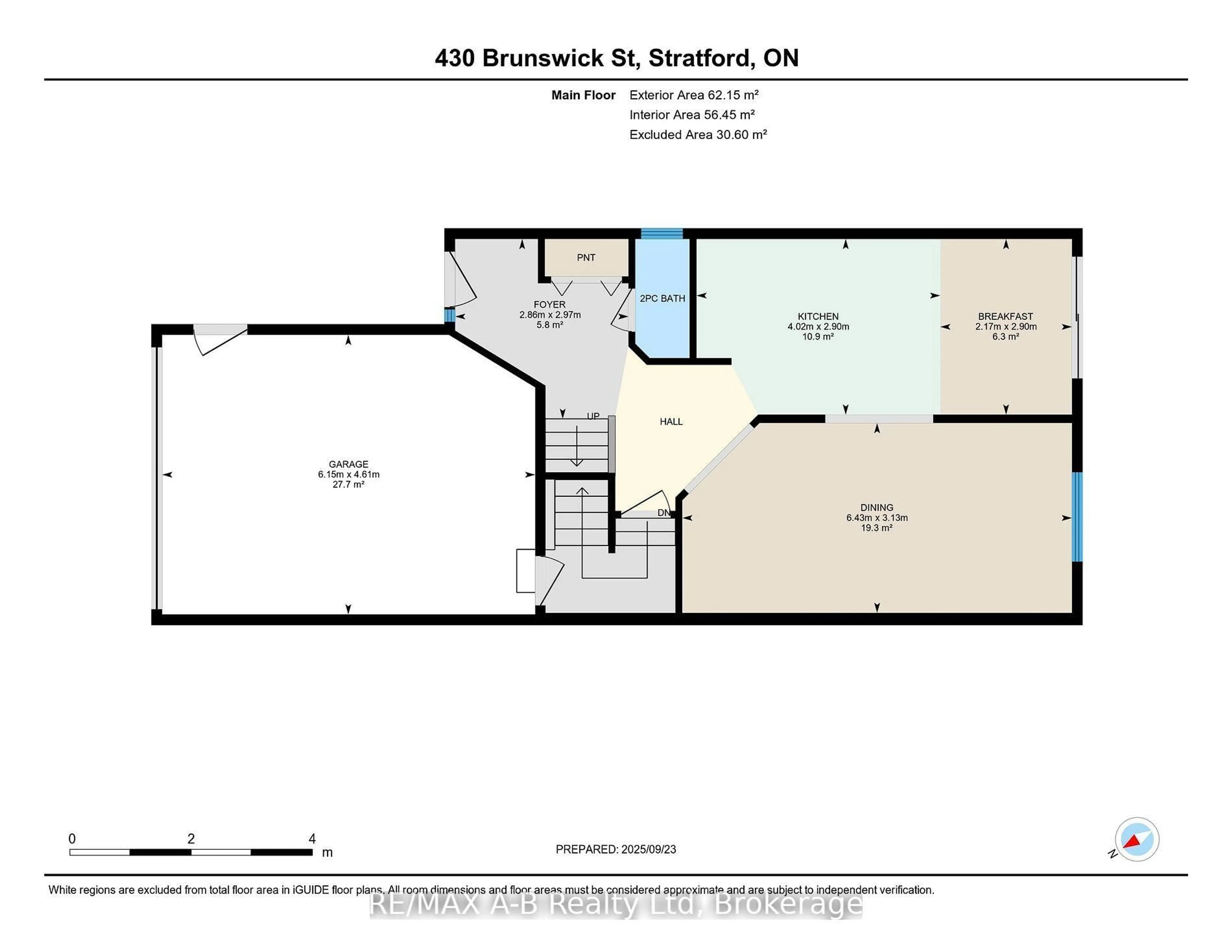 Floor plan for 430 Brunswick St, Stratford Ontario N5A 3N4